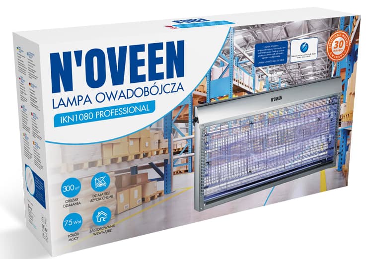 

Lampa Owadobójcza NA OWADY MUCHY NOVEEN IKN1080