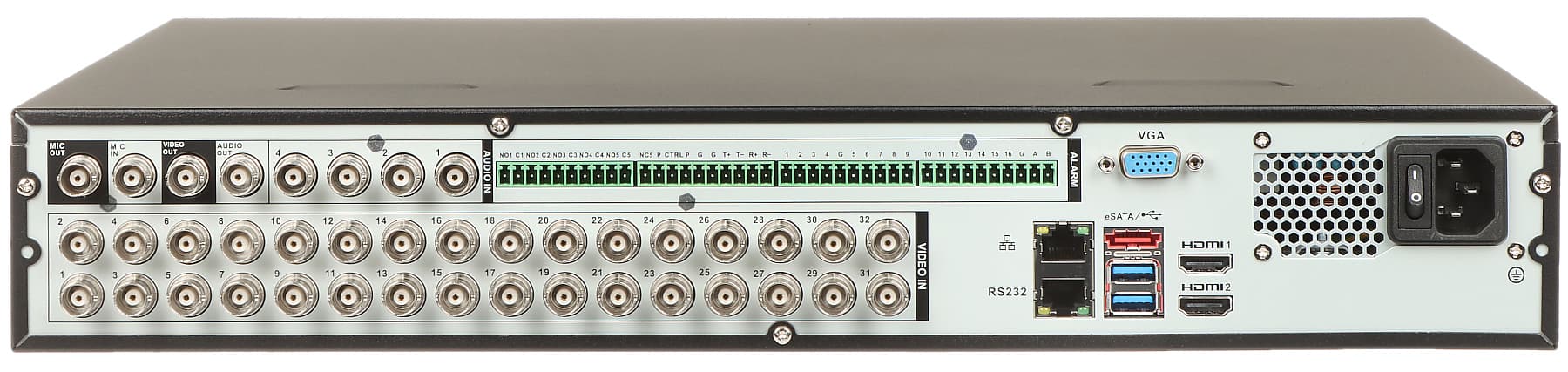 

REJESTRATOR AHD, HD-CVI, HD-TVI, CVBS, TCP/IP BCS-L-XVR3204-4KE-IV 32 KANAŁY +eSATA BCS Line