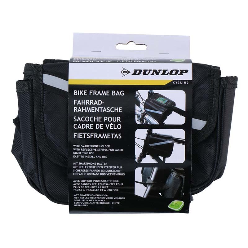 

Dunlop - Torba / sakwa rowerowa na ramę (Czarny)