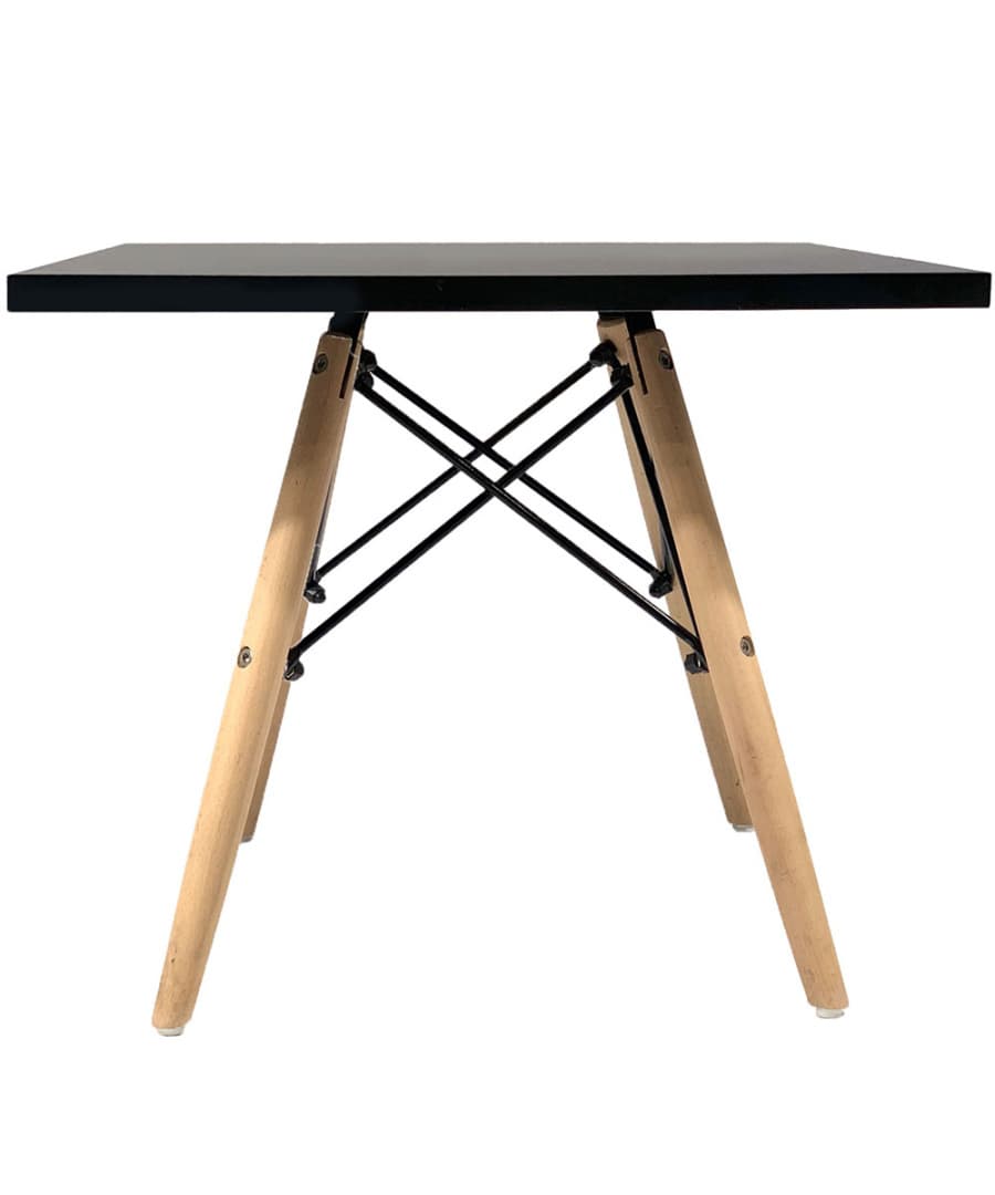 

Stolik skandynawski kwadratowy CAPRI NERO 50 cm