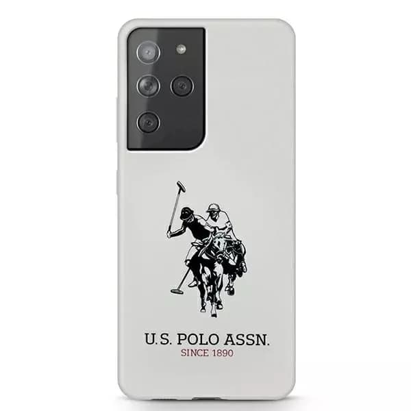 

US Polo USHCS21LSLHRWH S21 Ultra G998 biały/white Silicone Logo