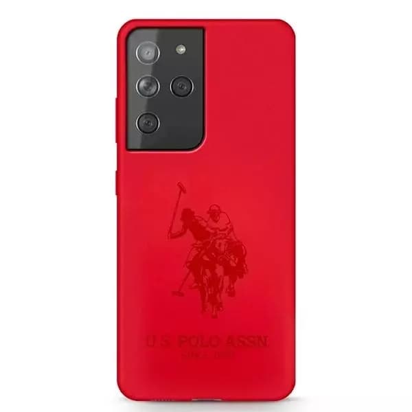 

US Polo USHCS21LSLHRTRE S21 Ultra G998 czerwony/red Silicone On Tone