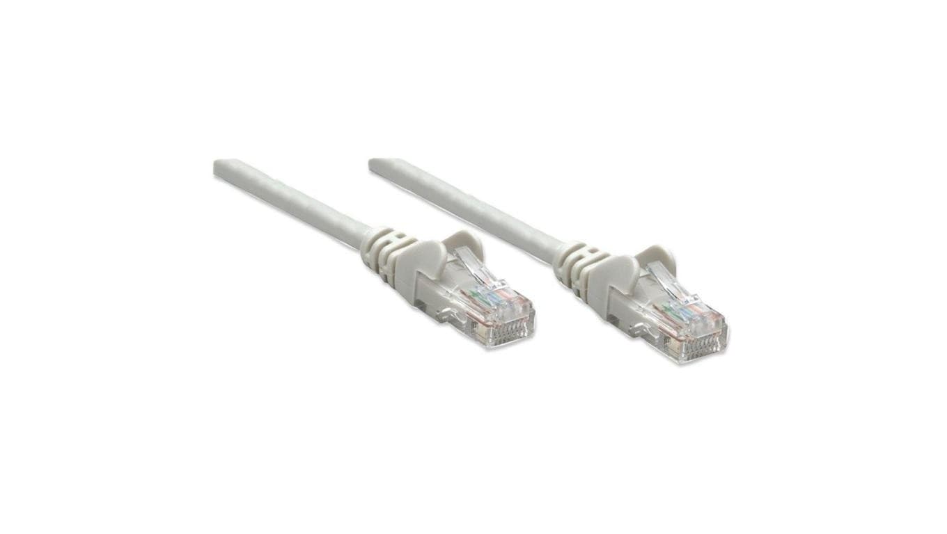 

PATCH CORD CAT6 UTP 0,5M SZARY 100 MIEDŹ