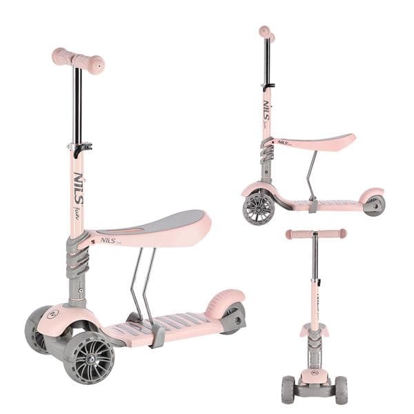 

HLB808 2w1 PINK HULAJNOGA DZIECIĘCA NILS FUN