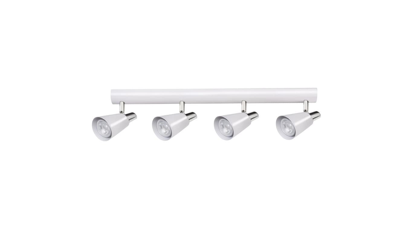 

Oprawa ścienno-sufitowa GU10 4 x 35W SEMPRA EL-1I B-SR biały 33096