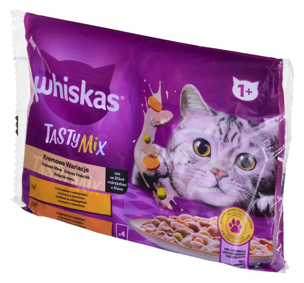 

WHISKAS Kremowa zupa tradycyjna - saszetka 4x85g