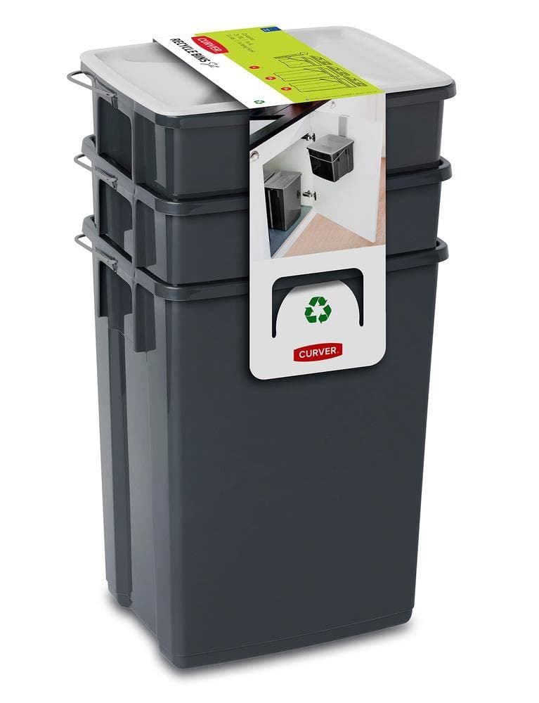 

Zestaw koszy do sortowania 2x10L+6L Curver