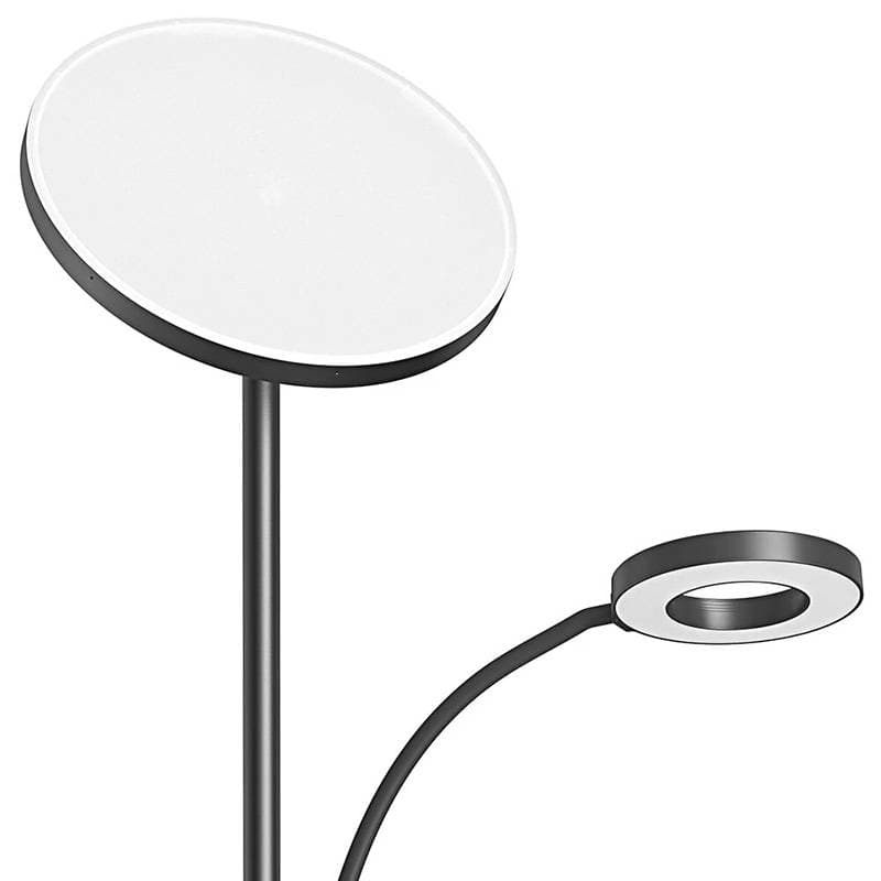 

Podwójna lampa podłogowa z pilotem BlitzWill BWL-FL-0001 36W (czarna)