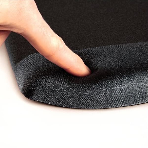 

Podkładka pod mysz i nadgarst. Fellowes PlushTouch, ergonomiczna, piankowa, czarna, 20x24.5 cm, 2 cm, Fellowes, tekstylna powierzc
