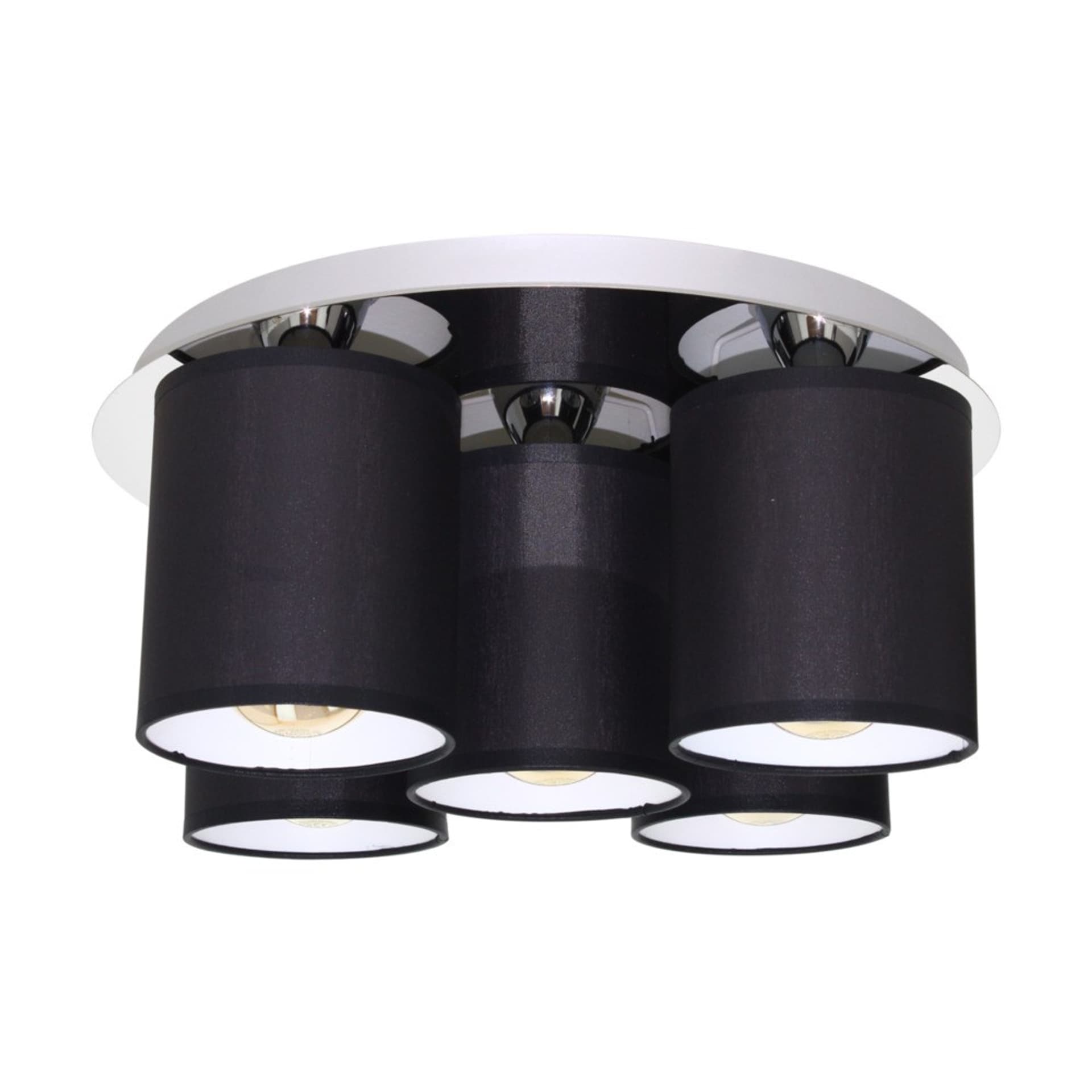 

Merida Lampa Sufitowa 5xE27 Max.25W Chrom/Czarny