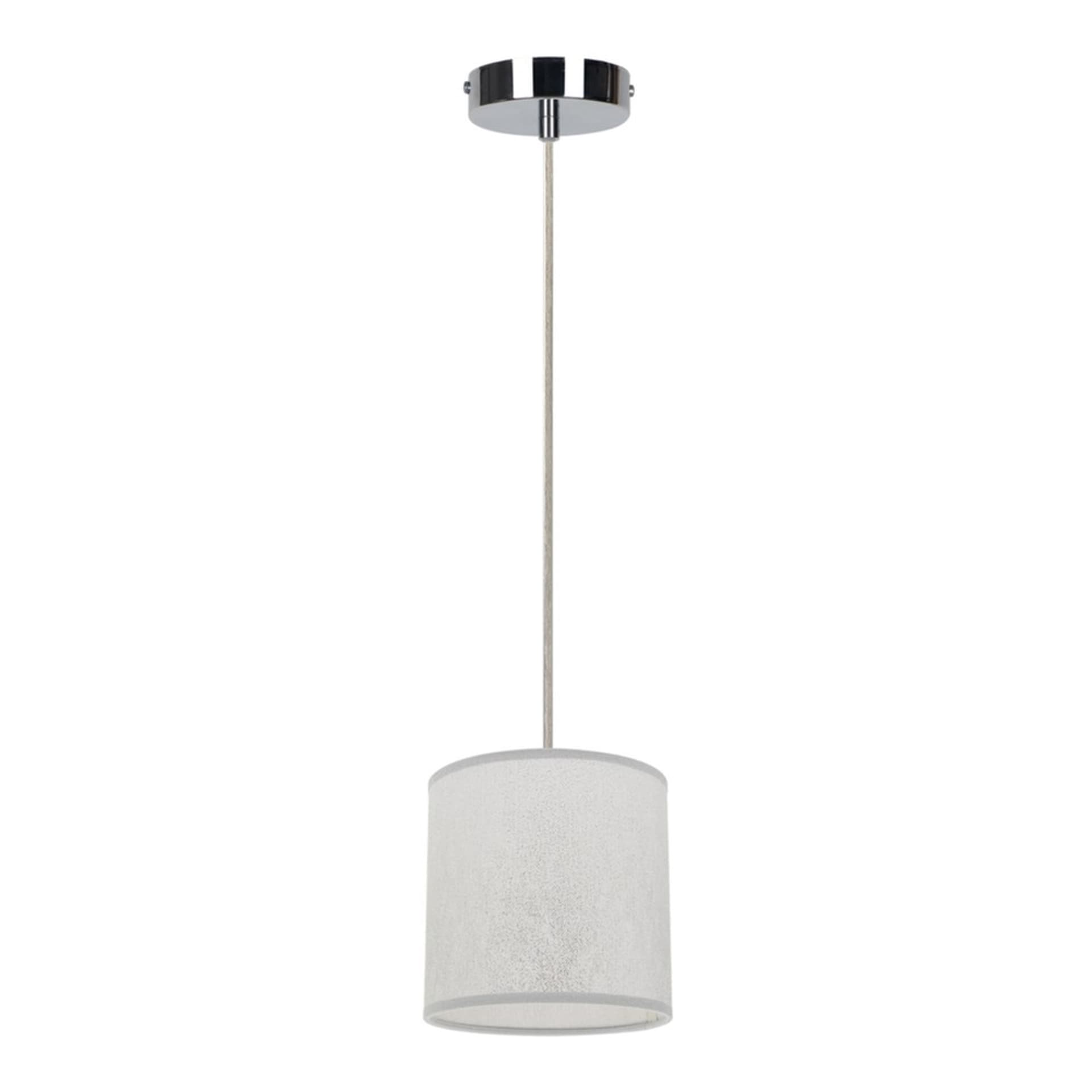 

Prata Lampa Wisząca 1xE27 Max.25W Chrom/Transparentny/Srebrny