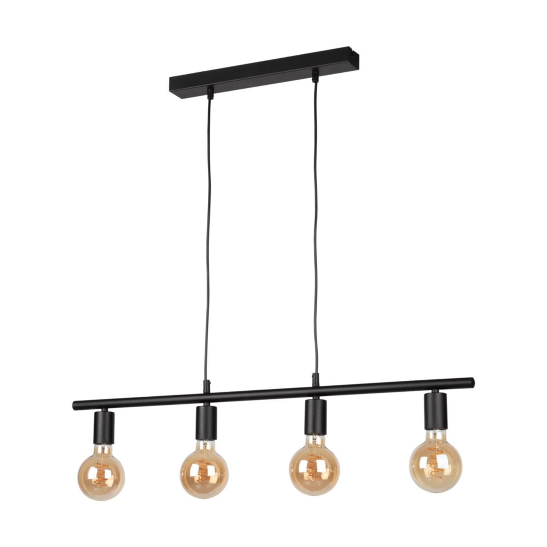 

Vertigo Lampa Wisząca 4xE27 Max.25W Czarny