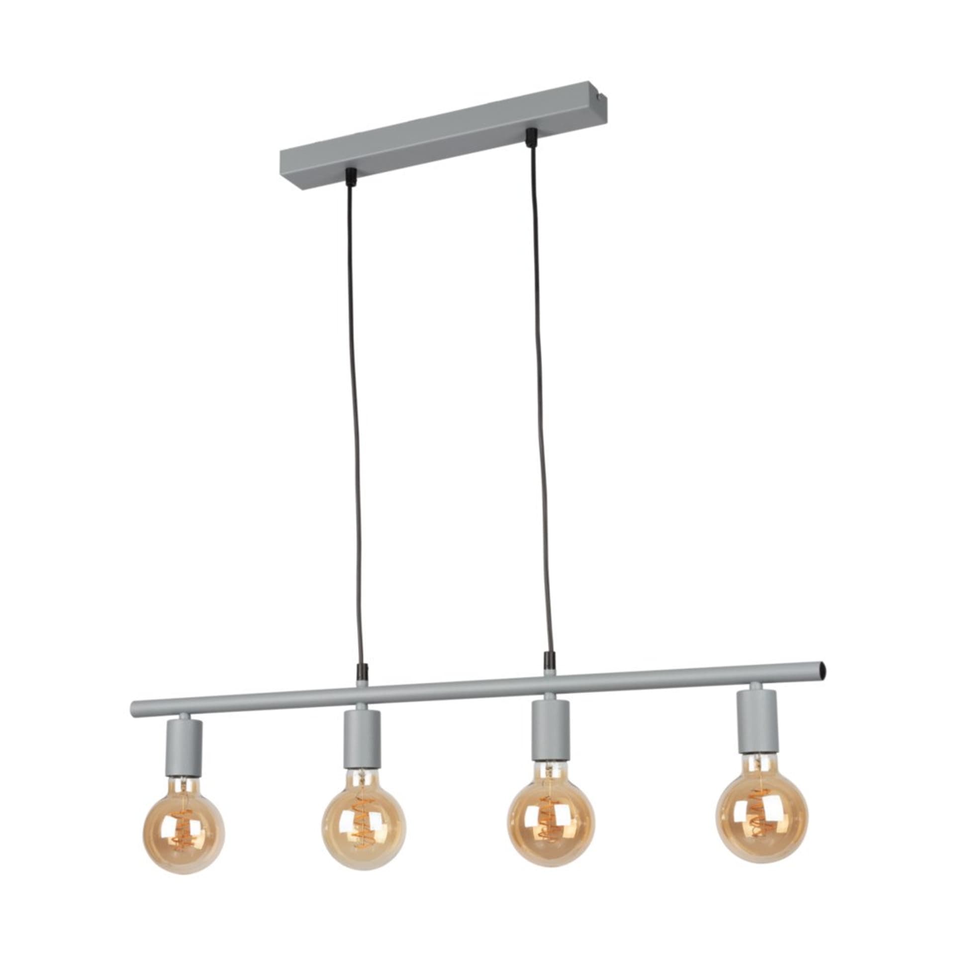 

Vertigo Lampa Wisząca 4xE27 Max.25W Szary / Czarny