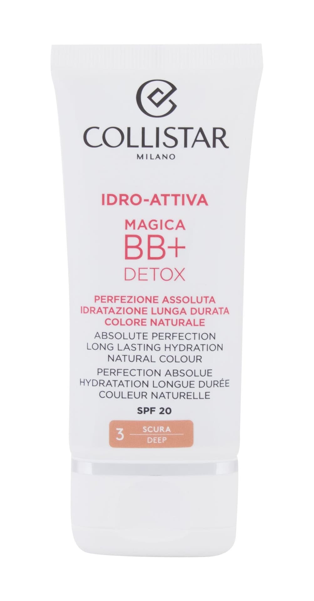 

Collistar Idro-Attiva Magica BB+ Detox SPF20 koloryzujący krem do twarzy 3 Deep 50ml