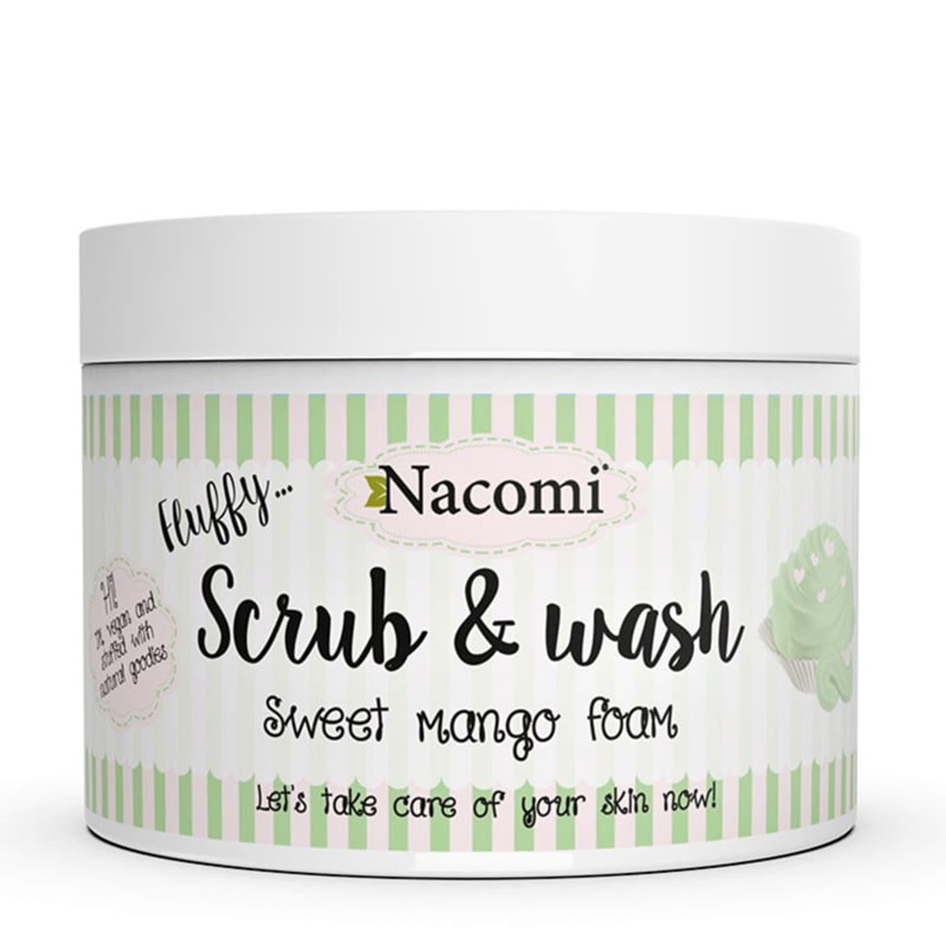 

Nacomi Scrub Wash pianka peelingująco-myjąca Słodka Pianka Mango 180ml