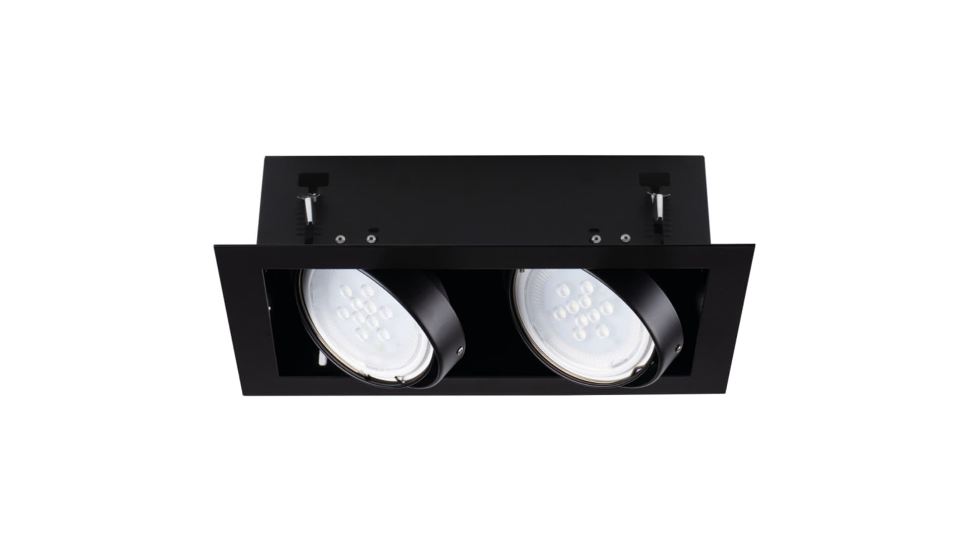 

Oprawa downlight 2x25W GU10 220-240V AC IP20 MATEO ES DLP-150-B czarna 32932