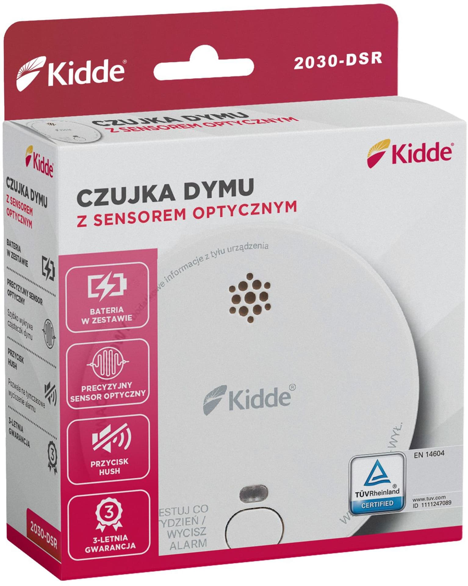 

Czujnik dymu Kidde 2030-DSR