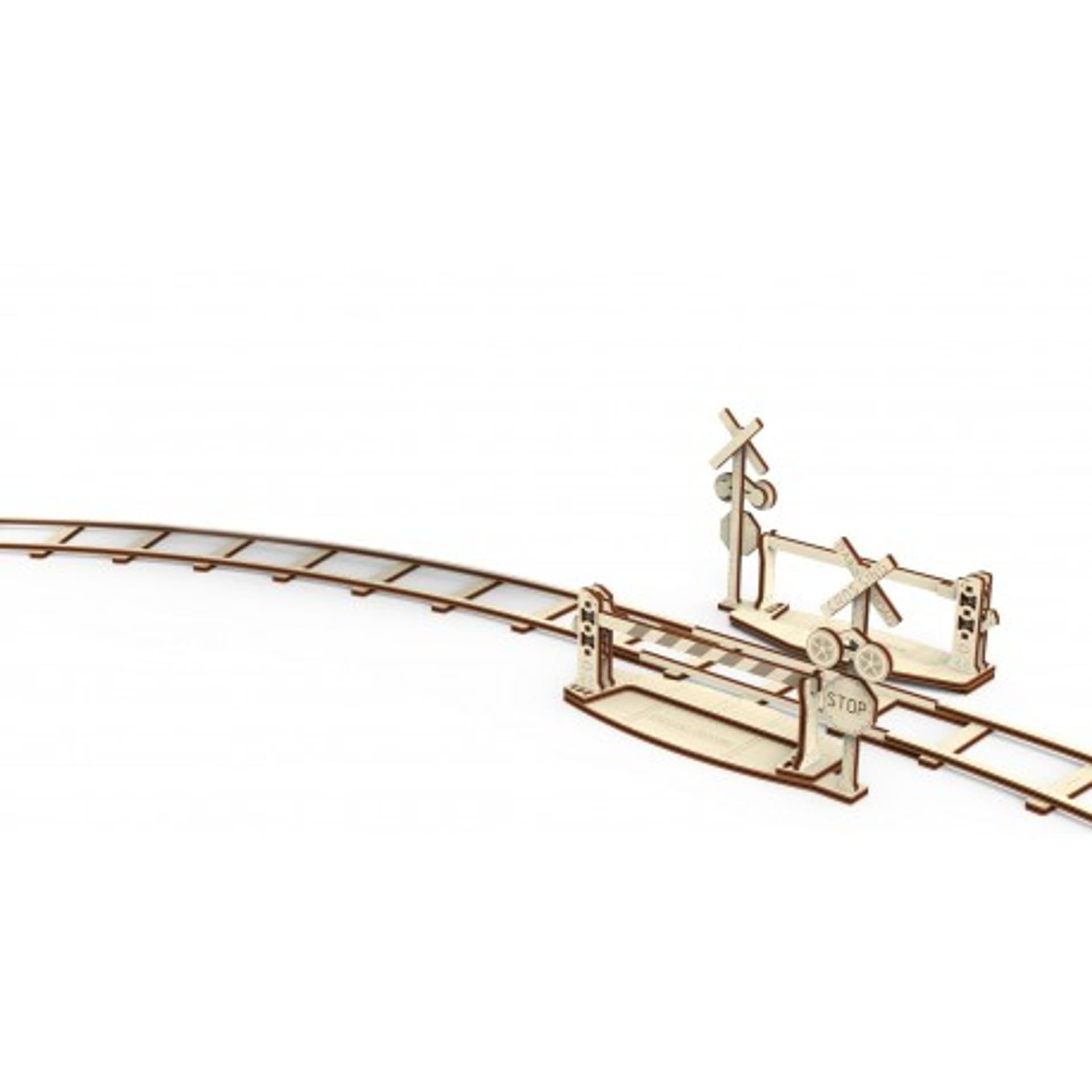 

Drewniane puzzle mechaniczne 3d wooden.city - okrągłe tory +