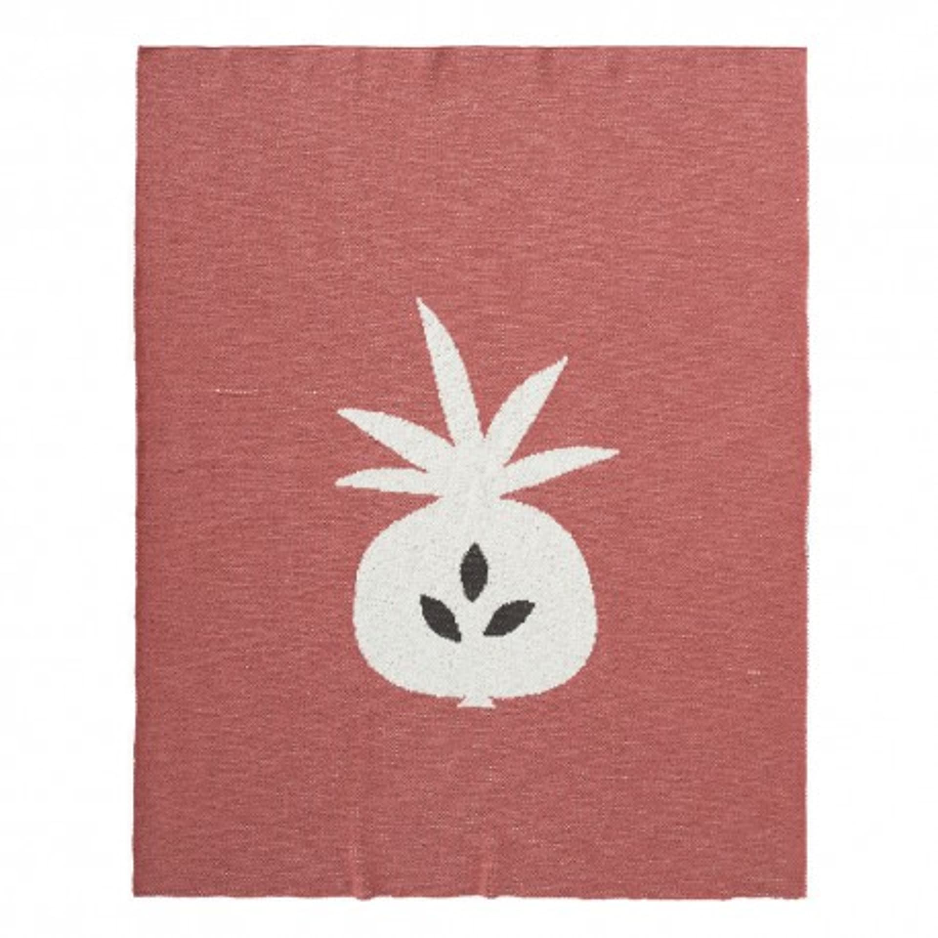 

Fresk tkany kocyk z bawełny organicznej 80 x 100 cm ananas oker