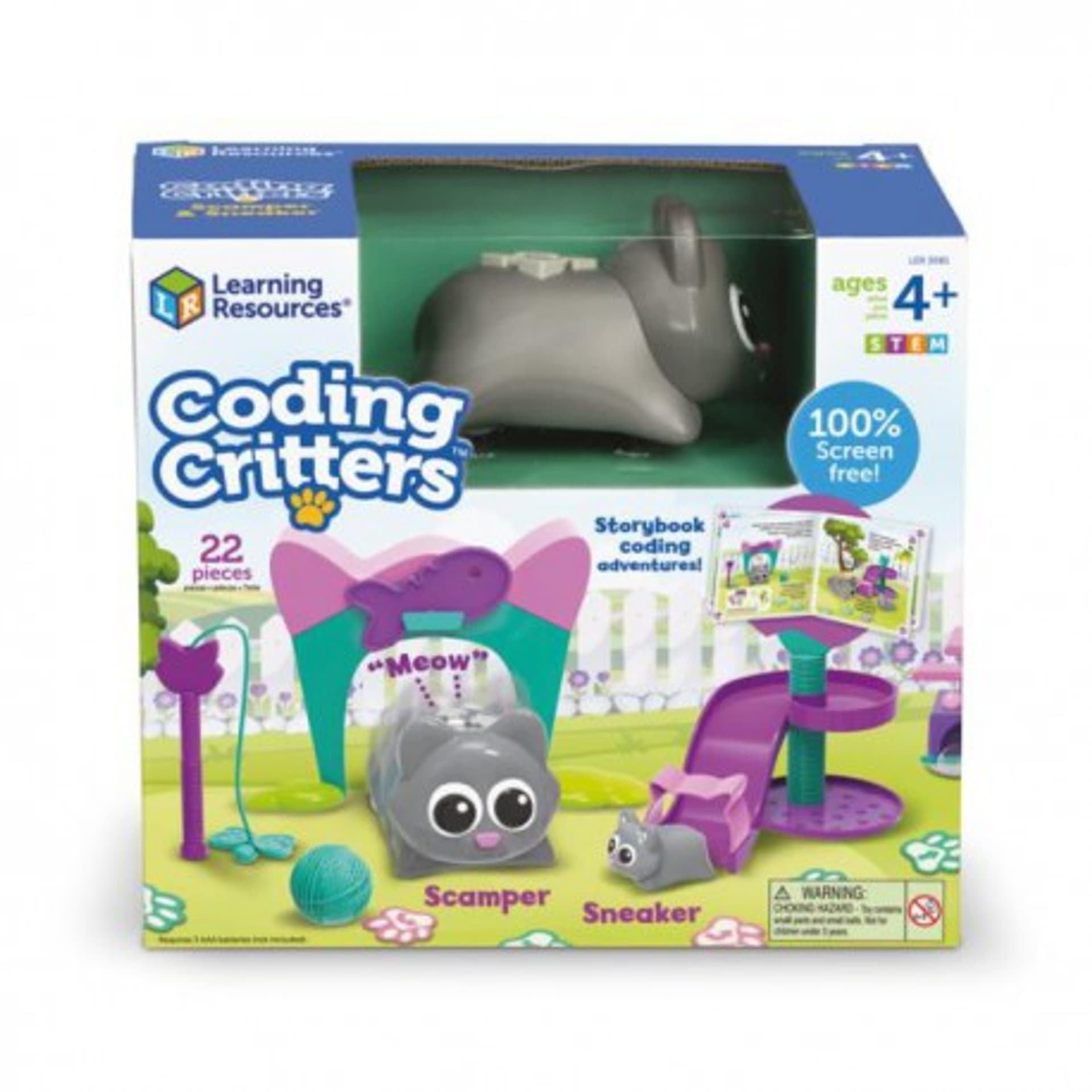 

Learning resources, coding critters™ scamper ,sneaker, robot do