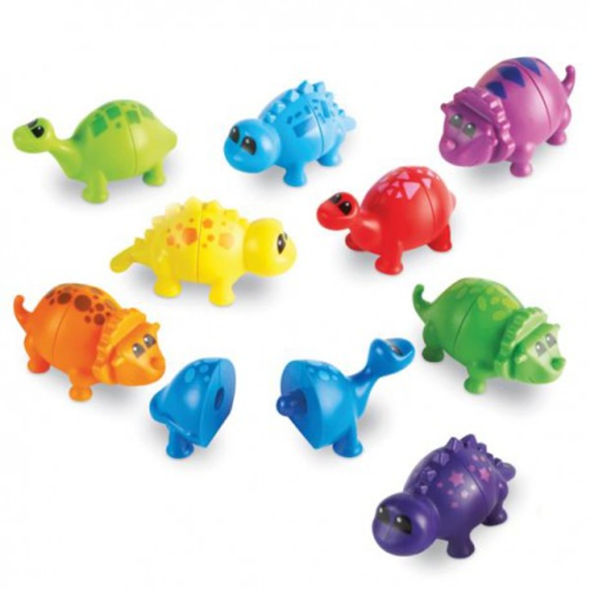 

Learning resources, dinozaury, figurki do nauki liczenia, kolorów i