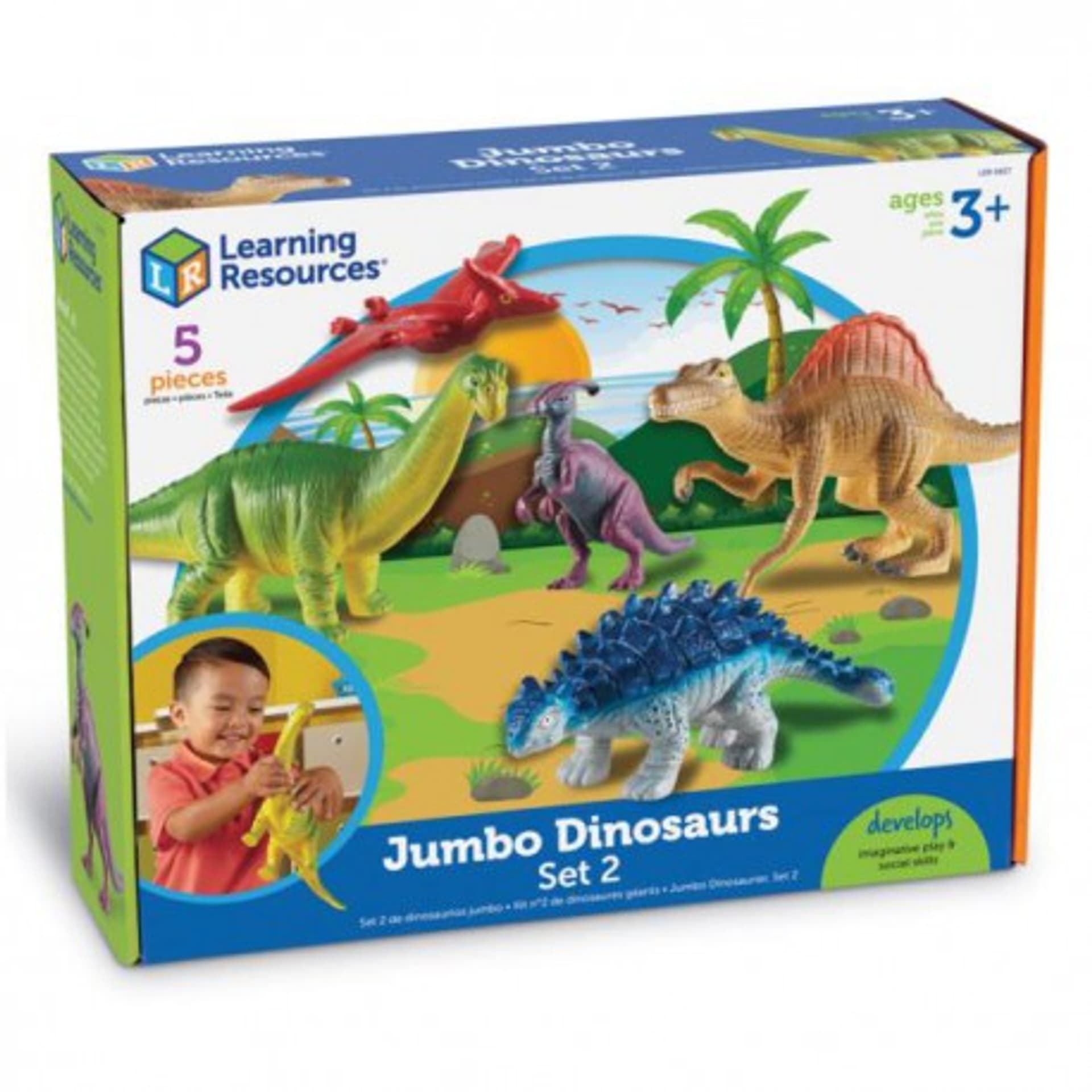 

Duże figurki, dinozaury, zestaw ii, zestaw 5 szt.