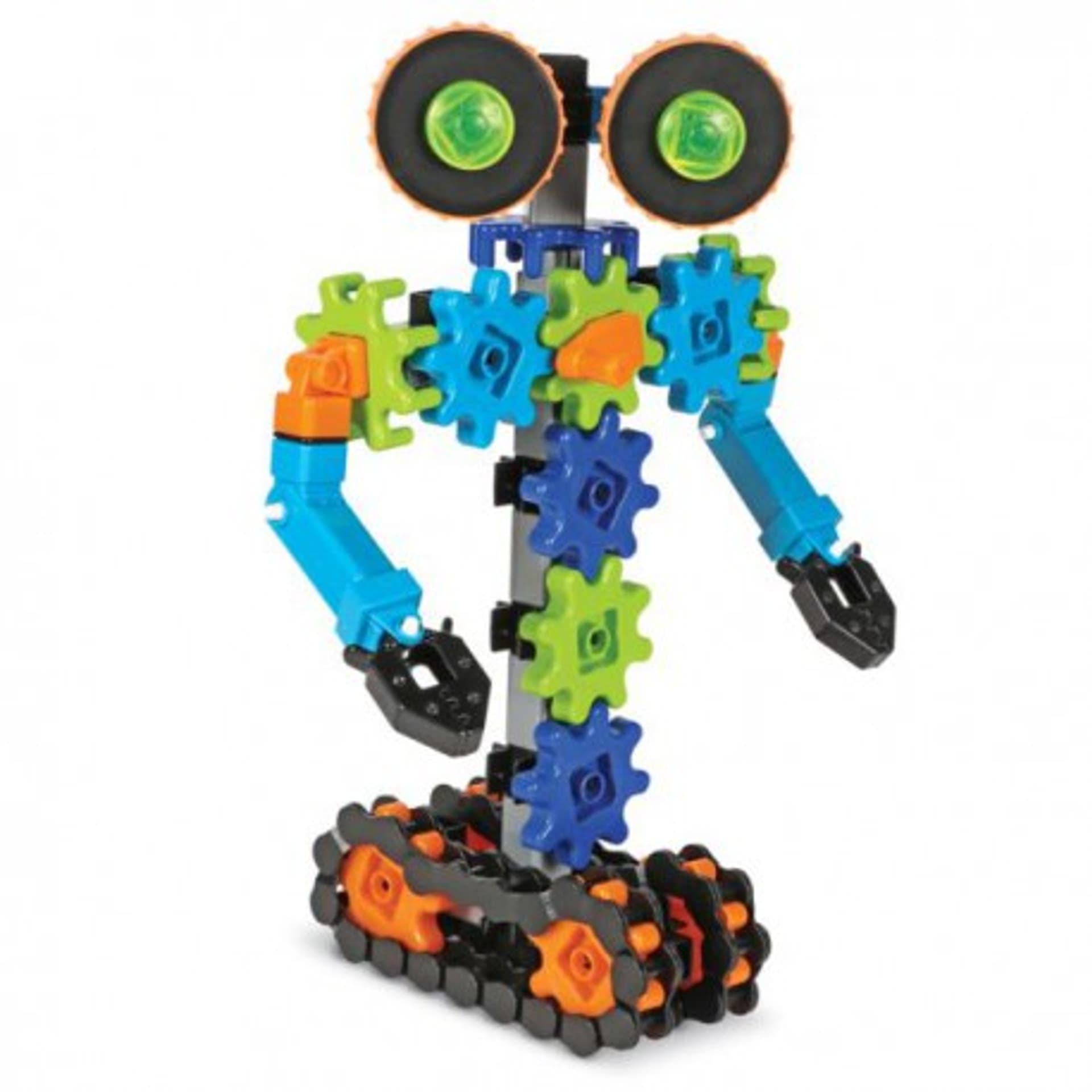 

Klocki, koła zębate, robot, zestaw konstrukcyjny