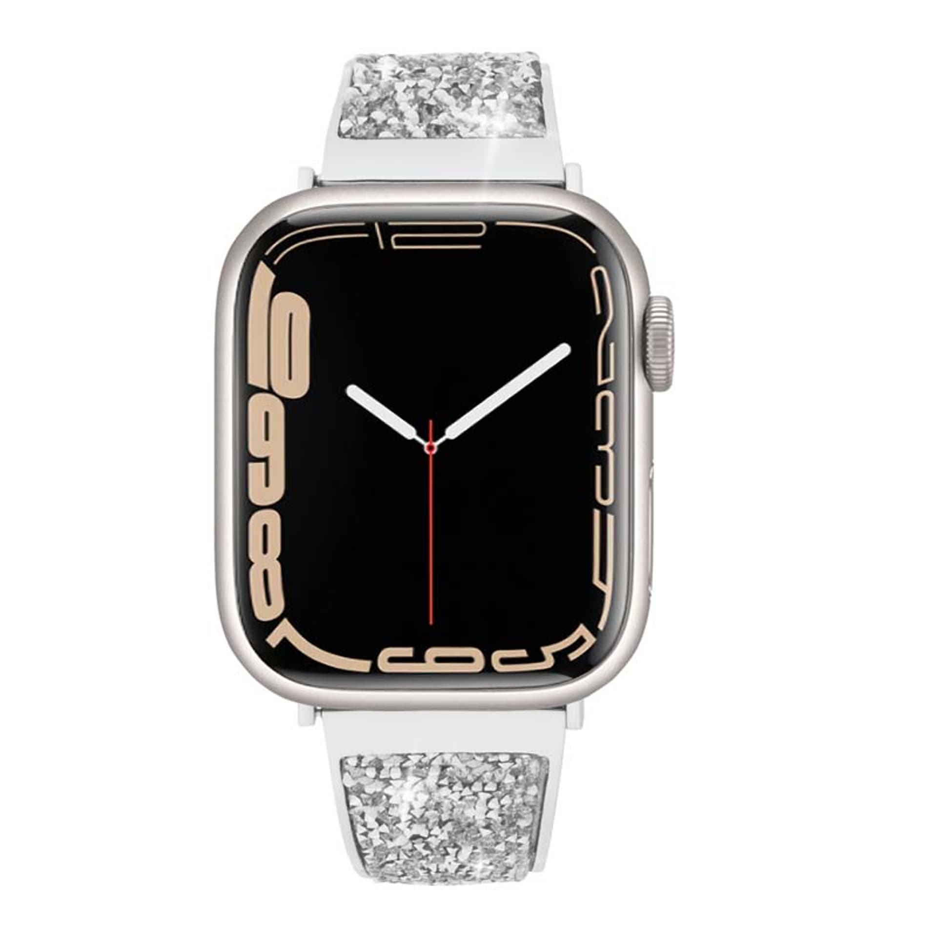 

Case-Mate Brilliance - Pasek ze stali nierdzewnej do Apple Watch 42/44/45/49 (Srebrny)