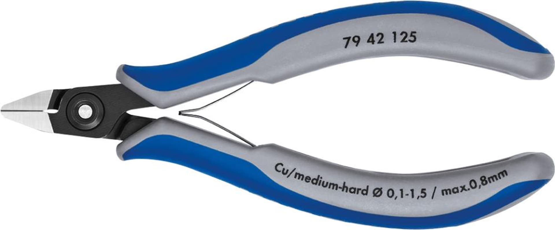 

Szczypce tnące boczne, precyzyjne, 125 mm, 79 42 125, KNIPEX