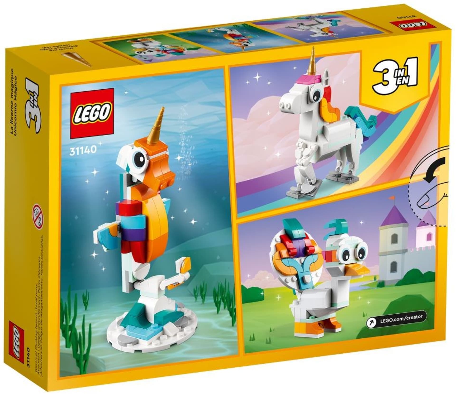 

LEGO Creator 31140 Magiczny jednorożec