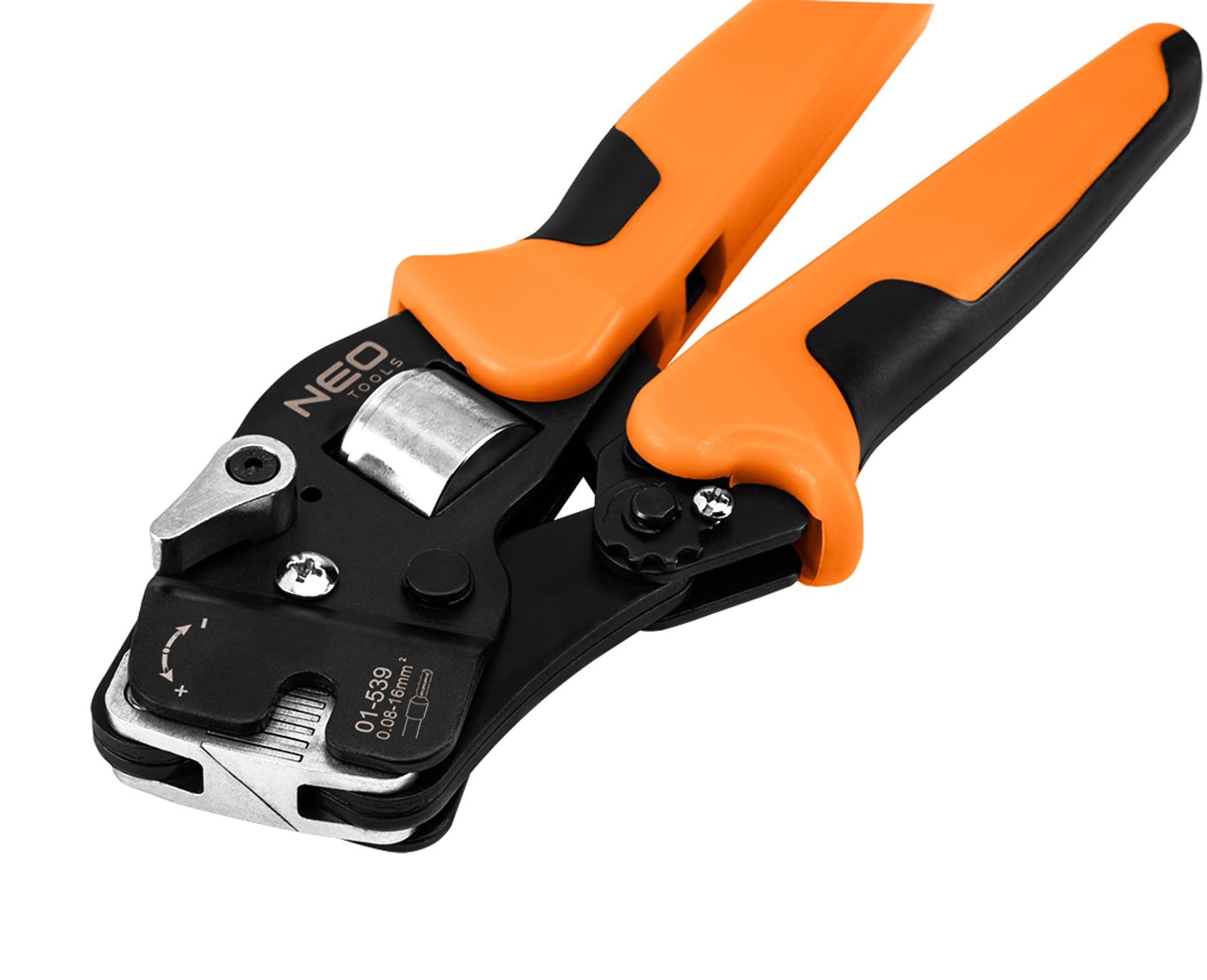 

Szczypce do zaciskania końcówek tulejkowych CRV 230mm, samonastawne 0.08 -16 mm2, AWG 26-5