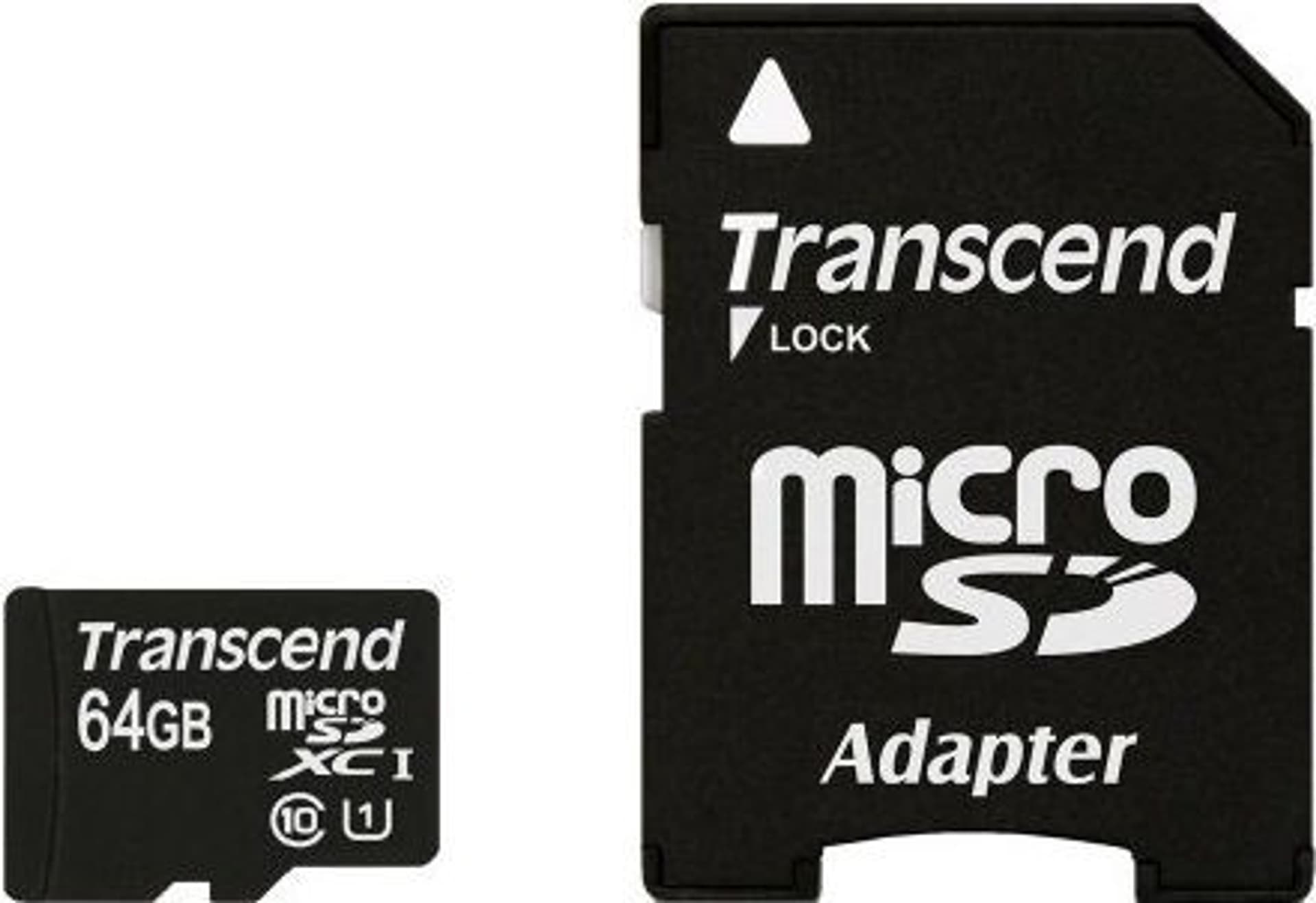 

Karta pamięci TRANSCEND microSDXC 64 GB Adapter