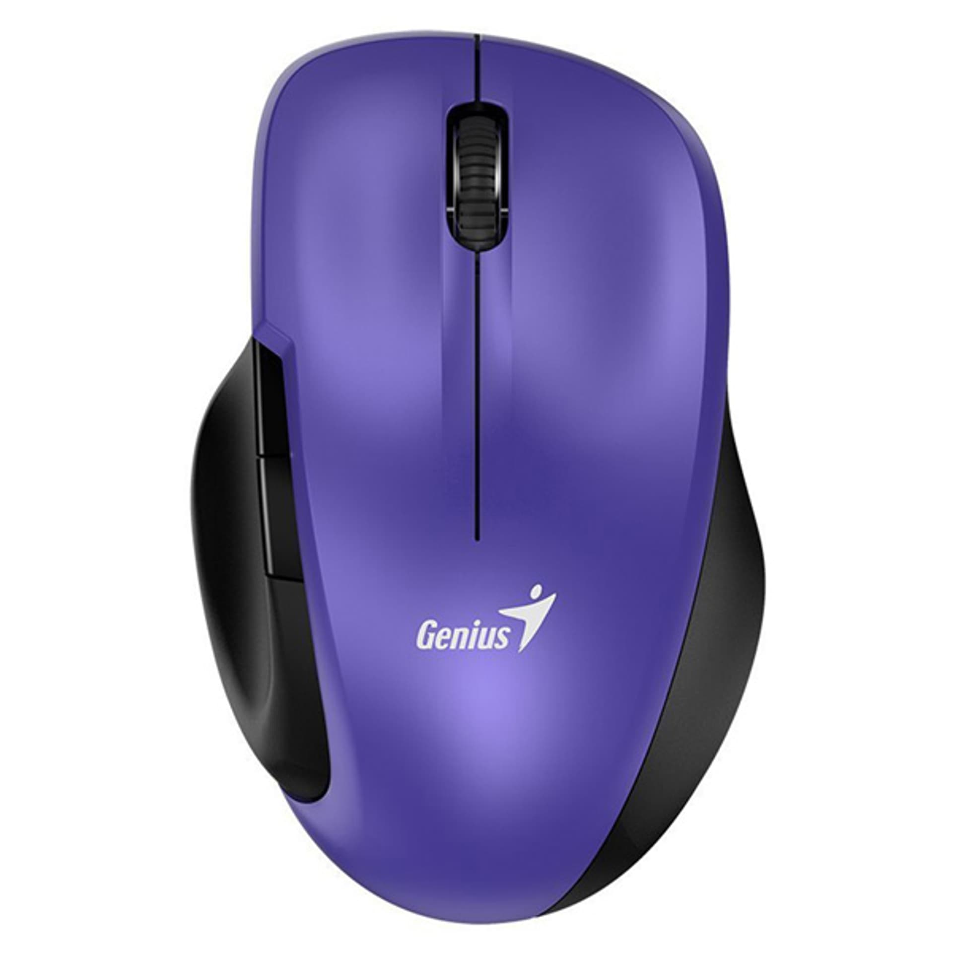 

Genius Mysz Ergo 8200S, 1200DPI, 2.4 [GHz], optyczna, 5kl., bezprzewodowa, fioletowy, 1 szt AA, Blue-Eye sensor