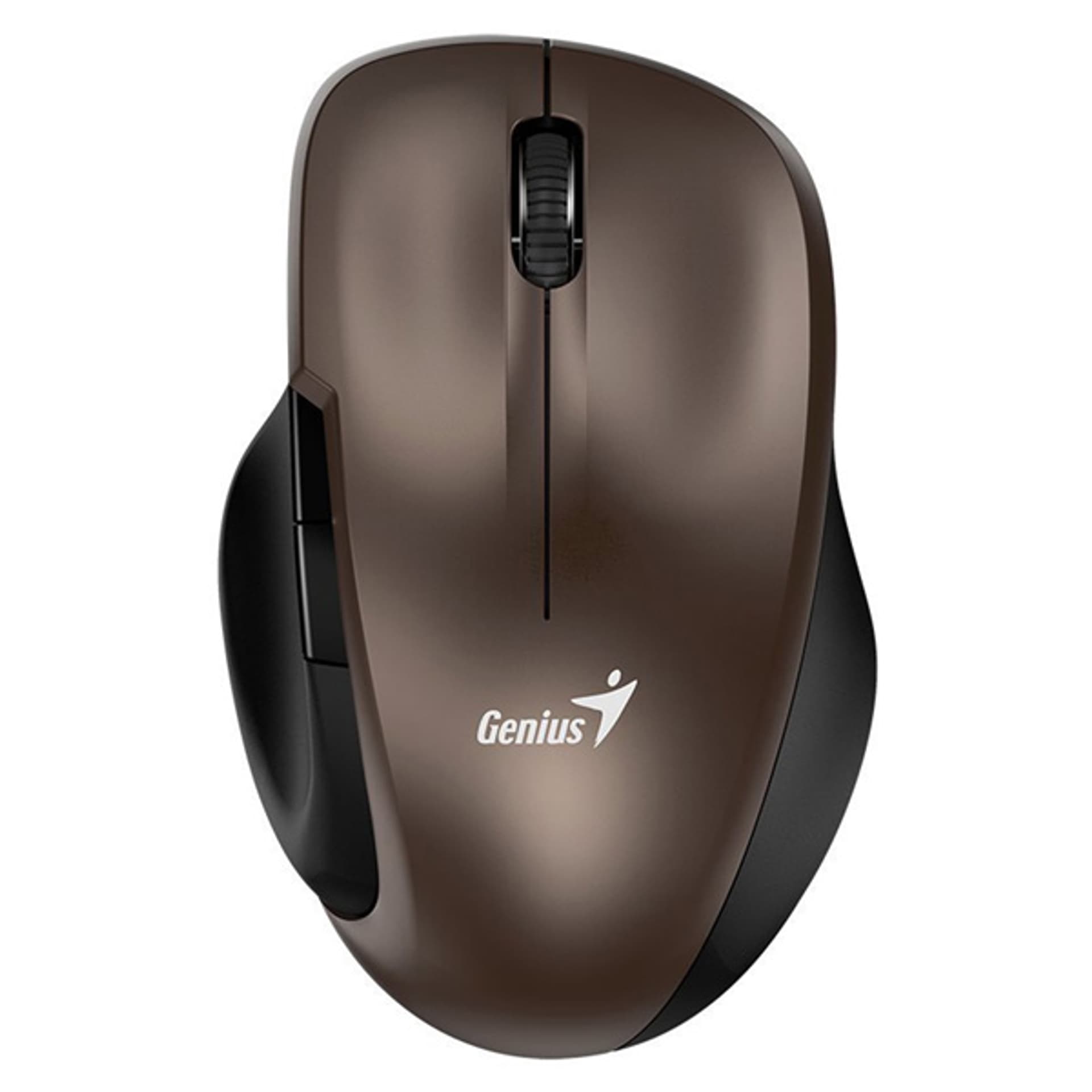 

Genius Mysz Ergo 8200S, 1200DPI, 2.4 [GHz], optyczna, 5kl., bezprzewodowa, czekoladowy, 1 szt AA, Blue-Eye sensor