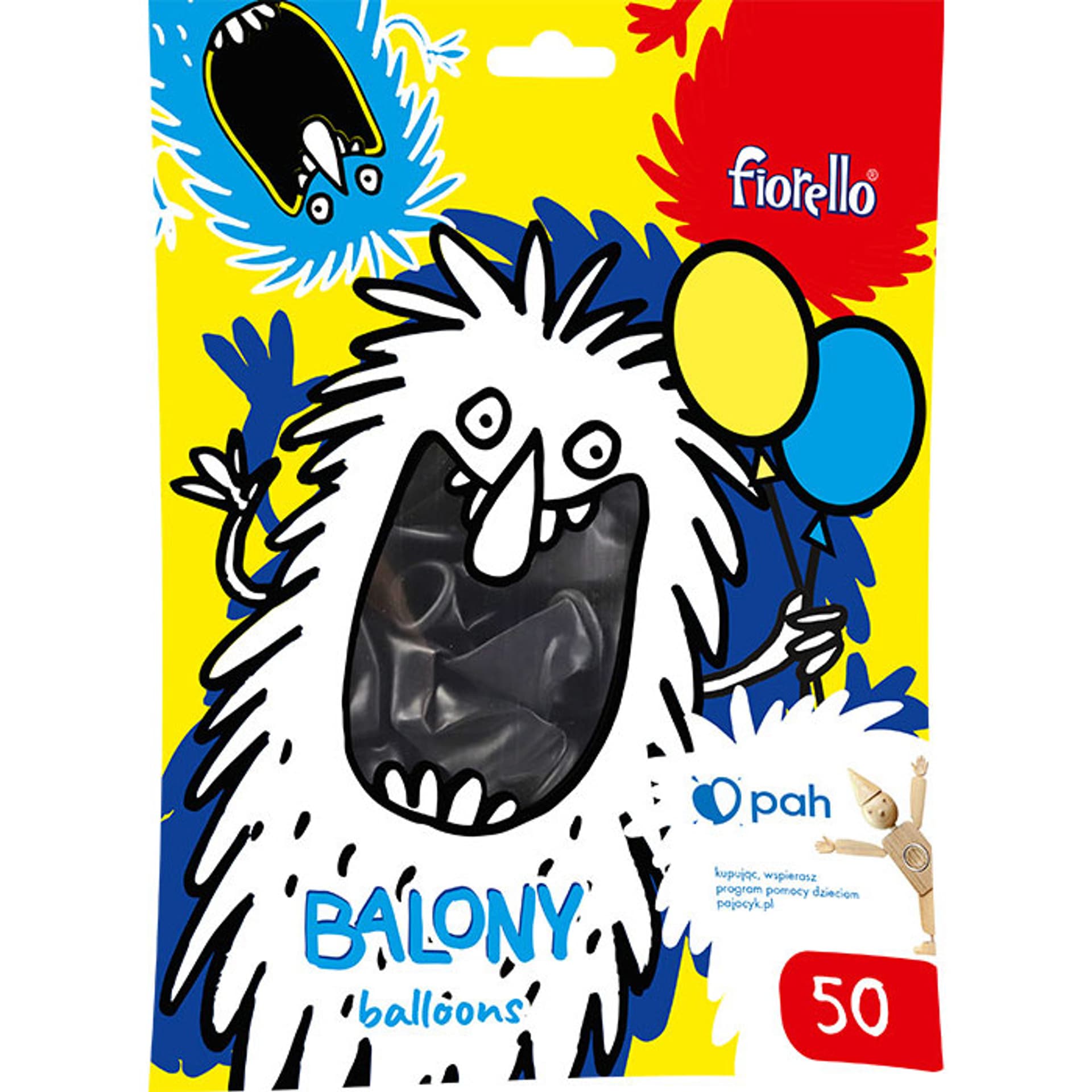

Balony 10` metalizowane CZARNE (50) 170-2629 FIORELLO, 50) 170-2629 fiorell