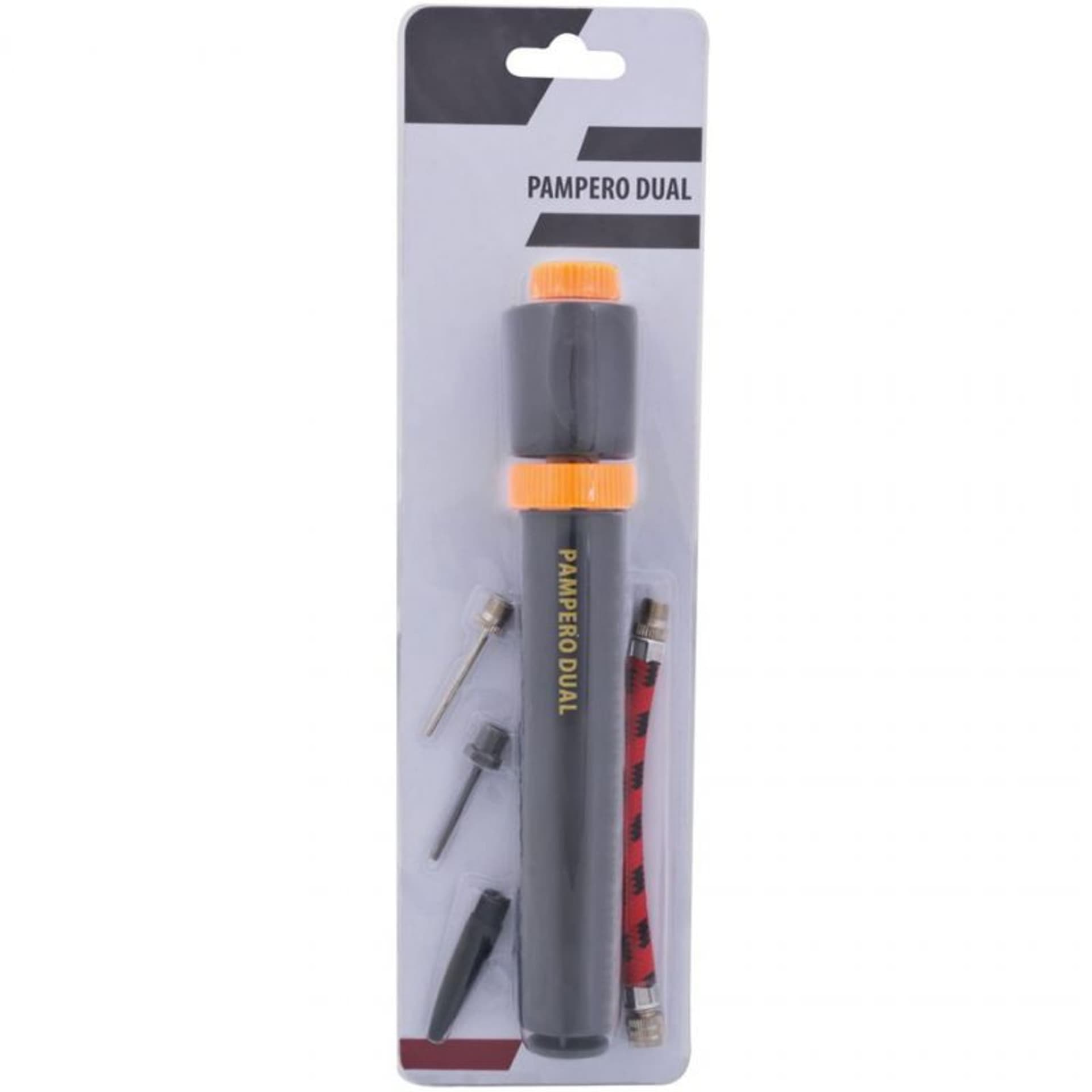 

Pompka dwufunkcyjna Spokey Pampero Dual 838562 (kolor Pomarańczowy. Szary/Srebrny)