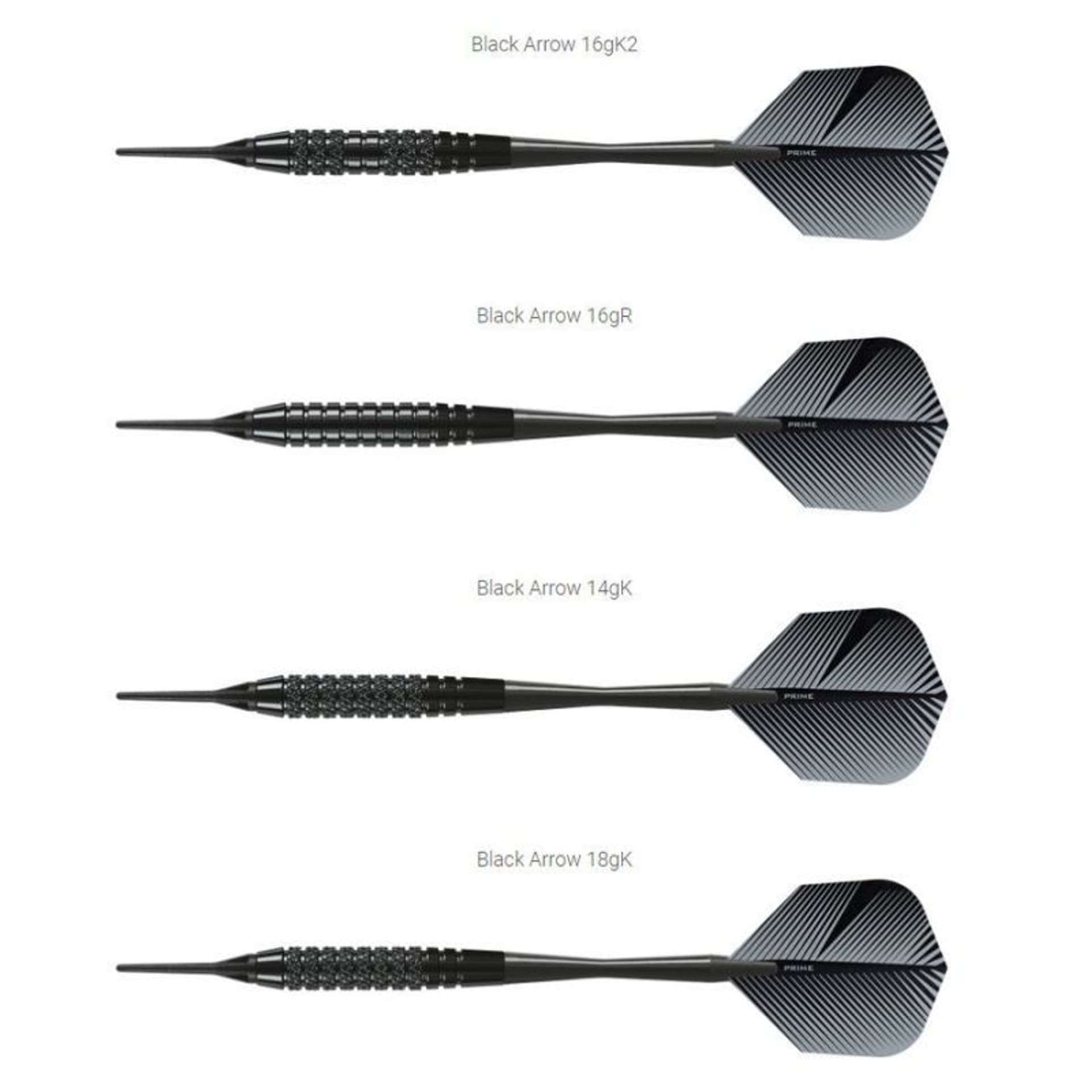 

Rzutki Harrows Black Arrow Softip (kolor Czarny)