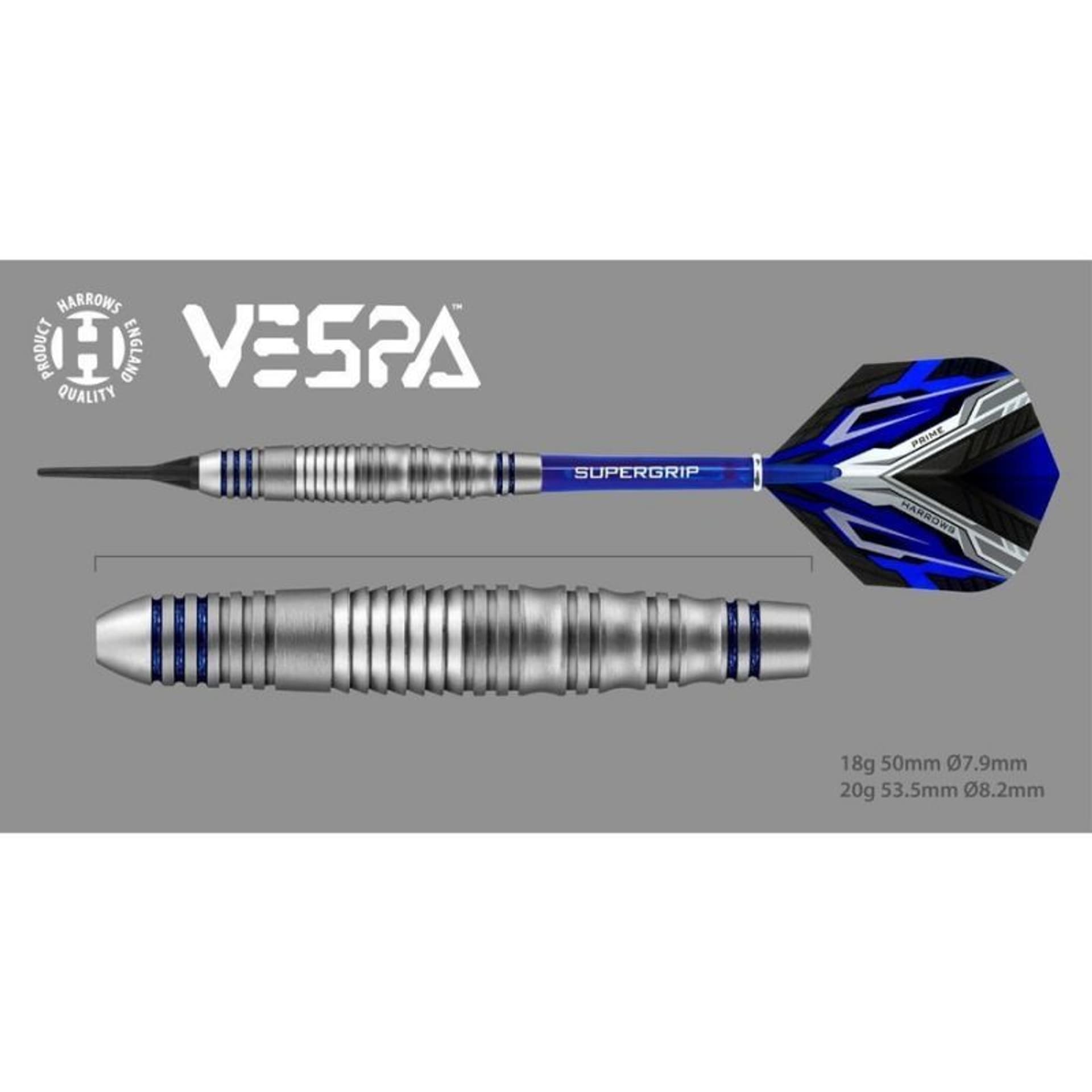 

Rzutki Harrows Vespa Brass Softip (kolor Czarny. Niebieski)