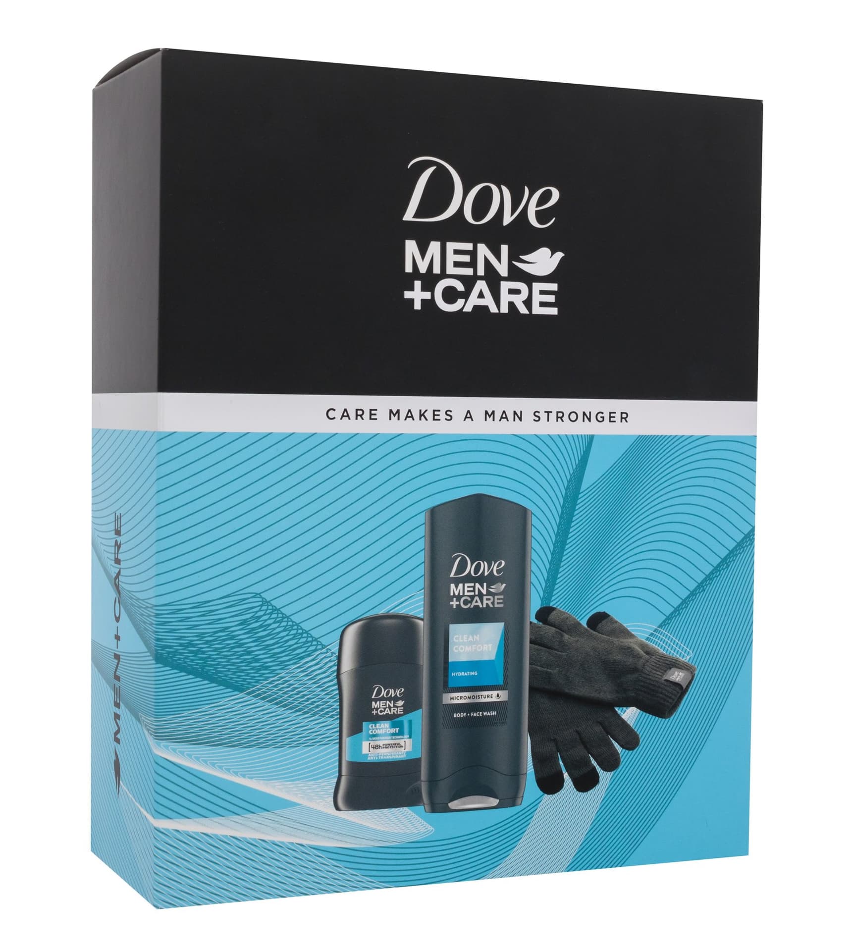 

Dove Care Makes A Man Stronger Men + Care Żel pod prysznic 250ml Żel pod prysznic 250ml + antyperspirant 50ml + rękawice (M) Uszkodzone pudełko, M) uszkodzone pudełk