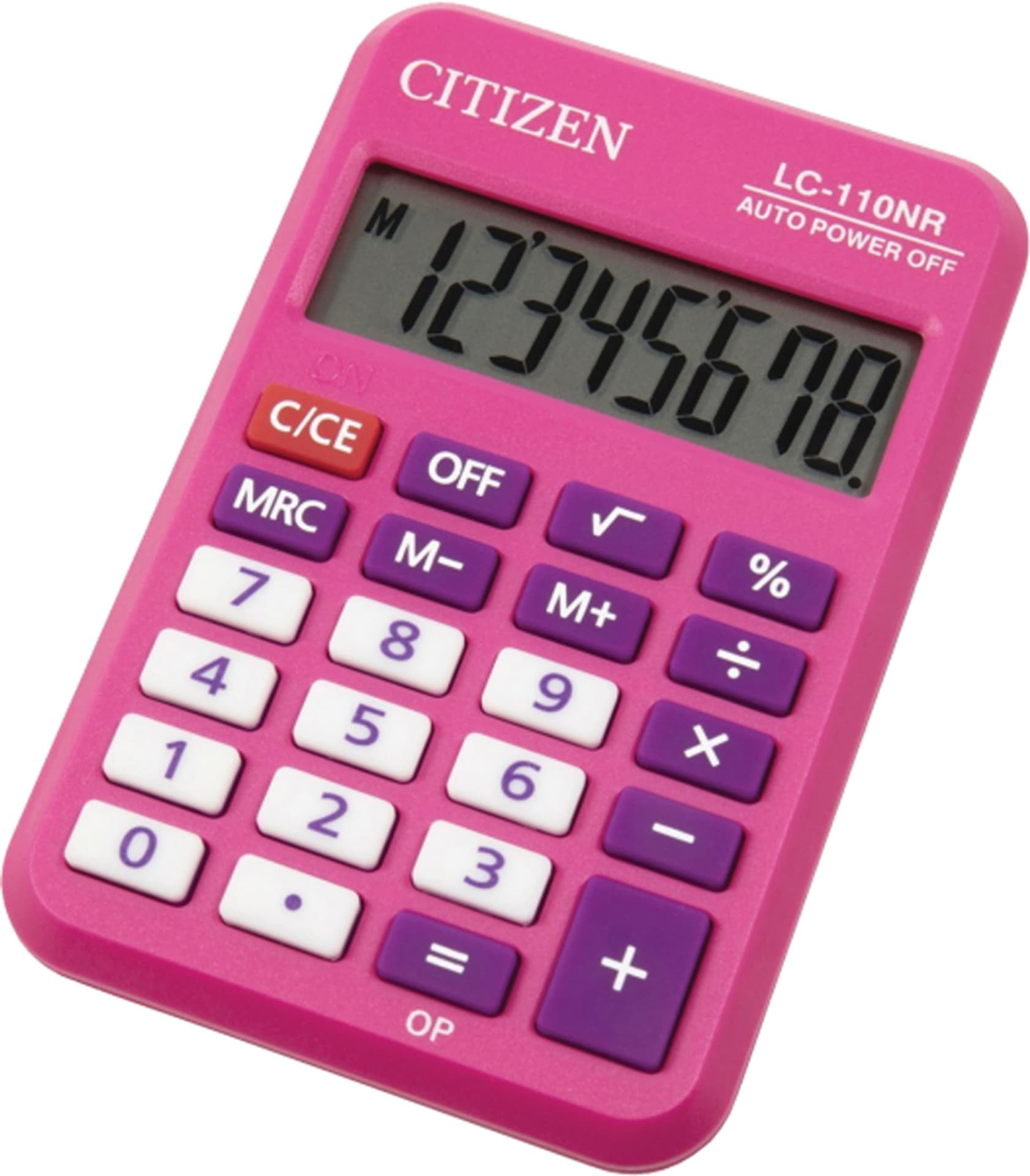 

KALKULATOR kieszonkowy LC110NR-PK różowy Citizen