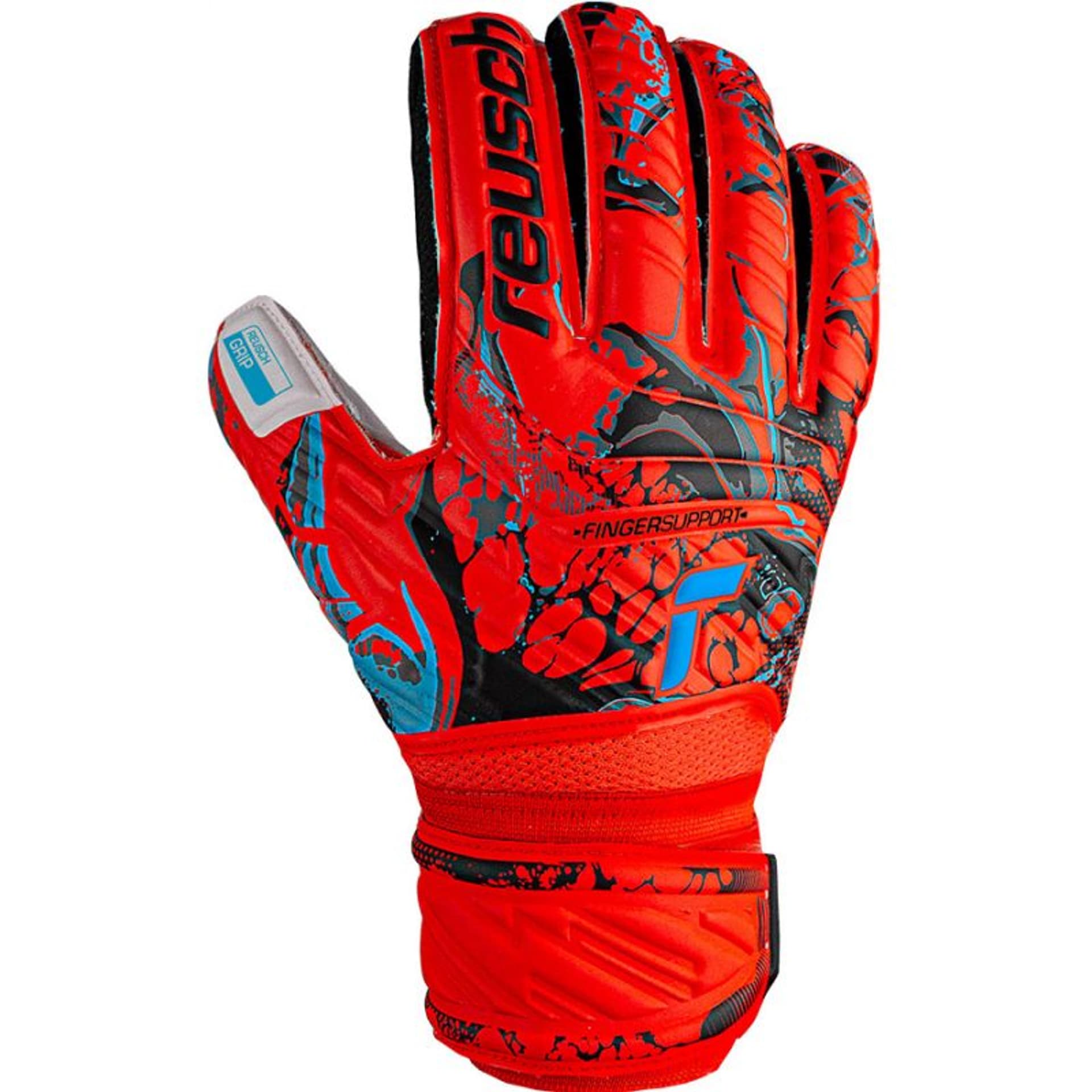 

Rękawice bramkarskie Reusch Attrakt Grip Finger Support M (kolor Czerwony, rozmiar 9)