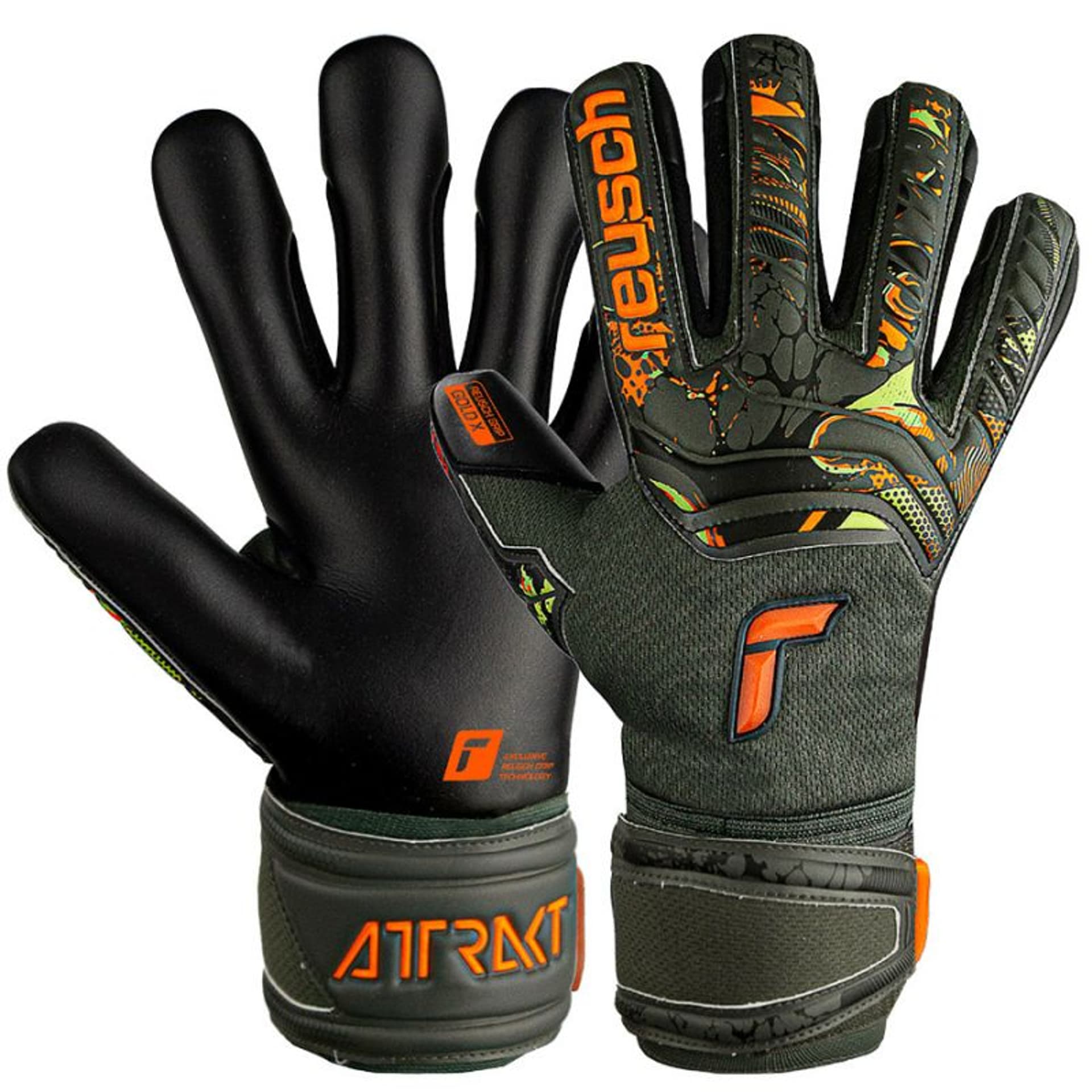

Rękawice Reusch Attrakt Gold X Jr (rozmiar 6.5)
