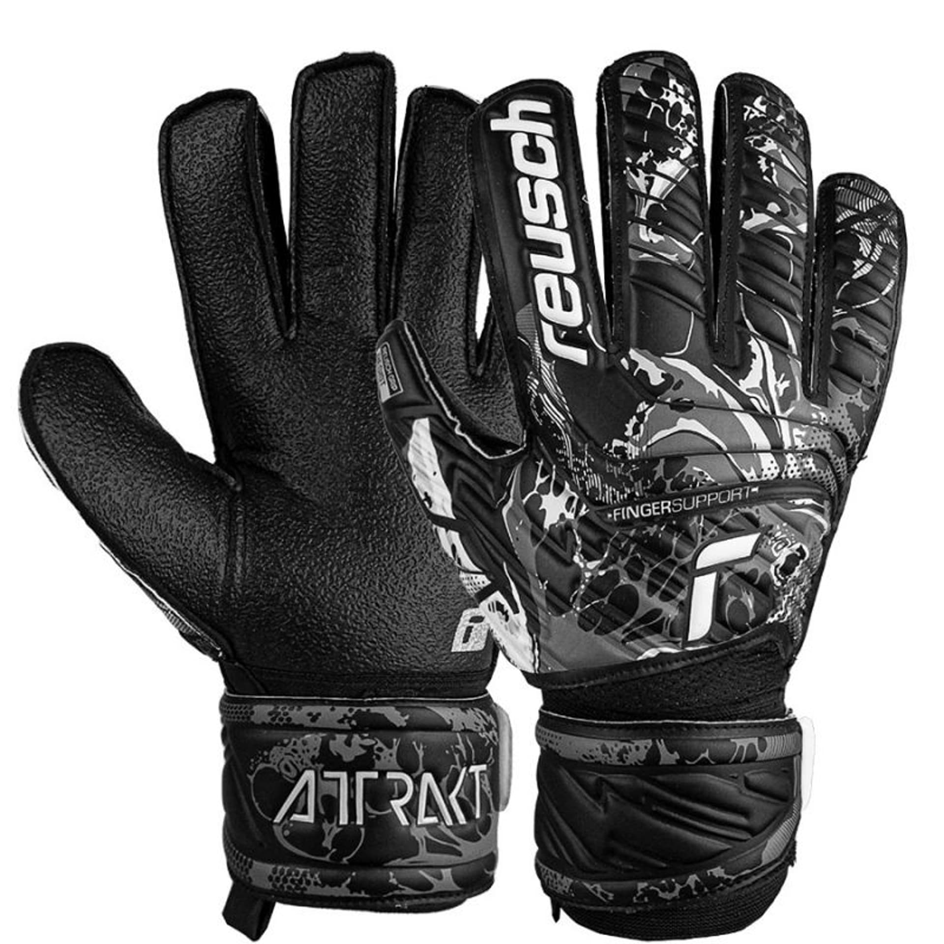 

Rękawice Reusch Attrakt Resist Finger Support (kolor Czarny, rozmiar 8.5)