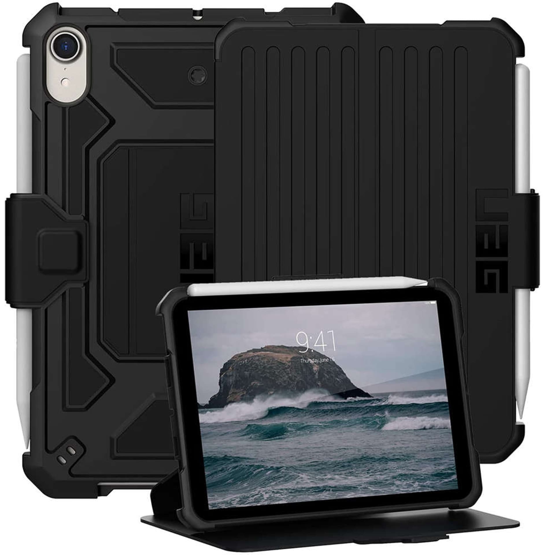 

Etui URBAN ARMOR GEAR UAG Metropolis iPad mini 6G (czarna) 12328X114040, Czarna) 12328x11404