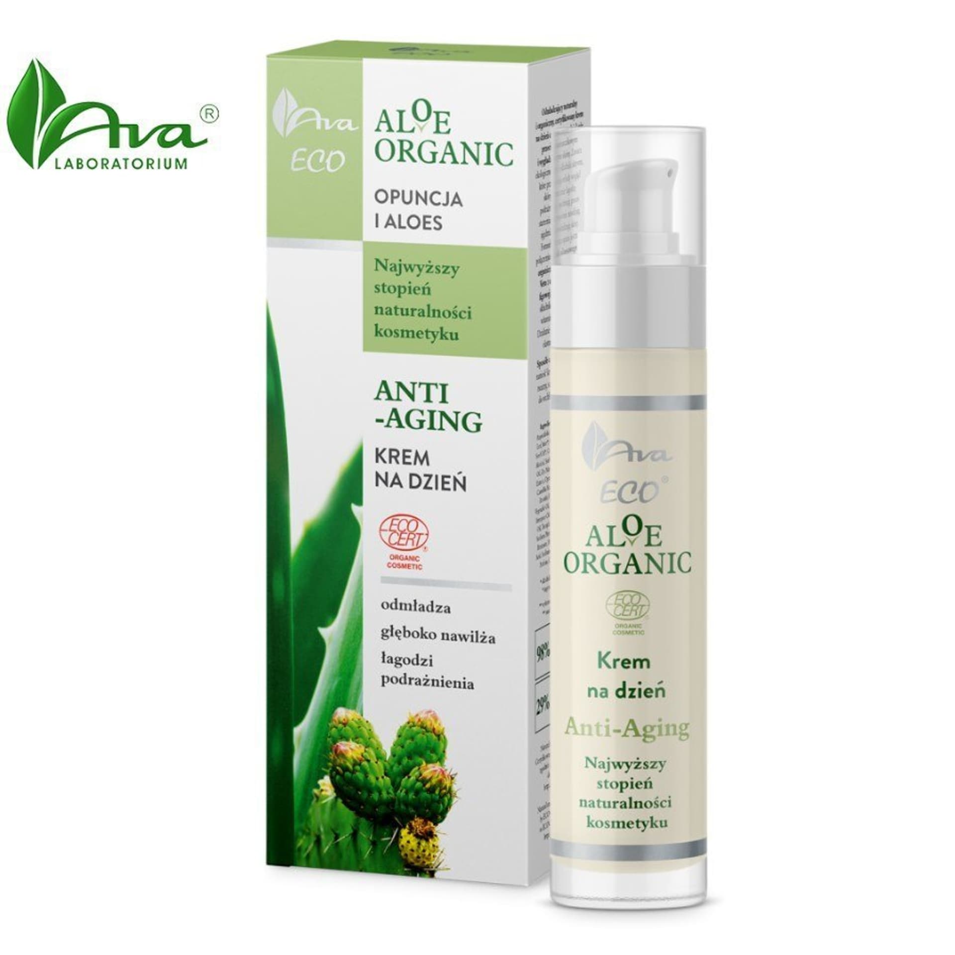 

Ava Laboratorium Aloe Organic krem na dzień anti-aging 50ml