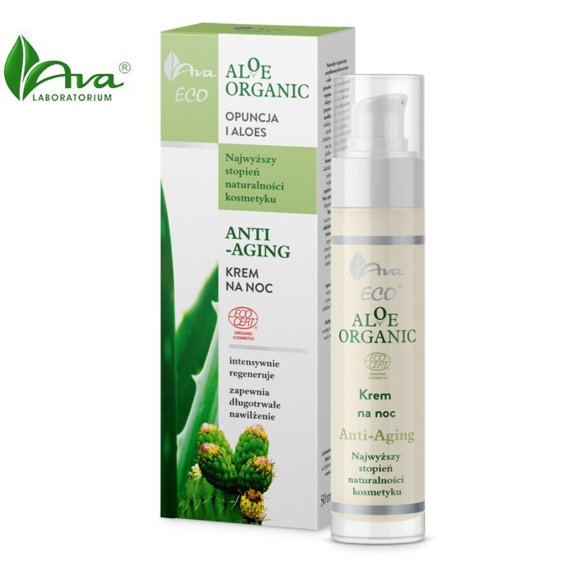 

Ava Laboratorium Aloe Organic krem na noc anti-aging 50ml