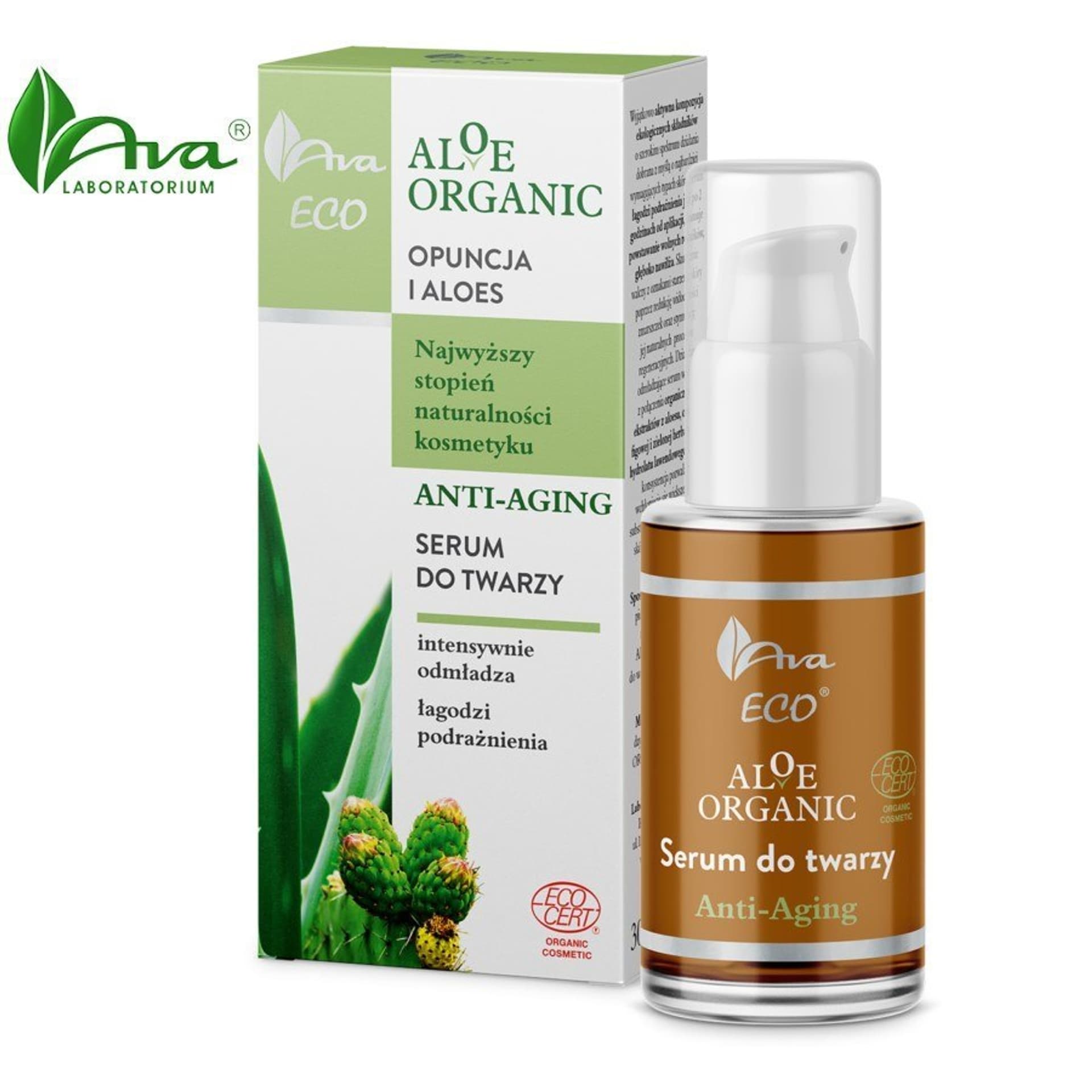 

Ava Laboratorium Aloe Organic serum do twarzy anti-aging 30ml