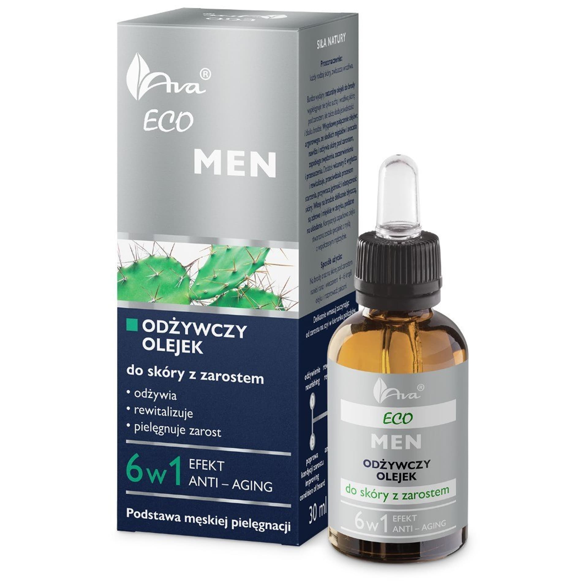 

Ava Laboratorium Eco Men odżywczy olejek do skóry z zarostem 30ml