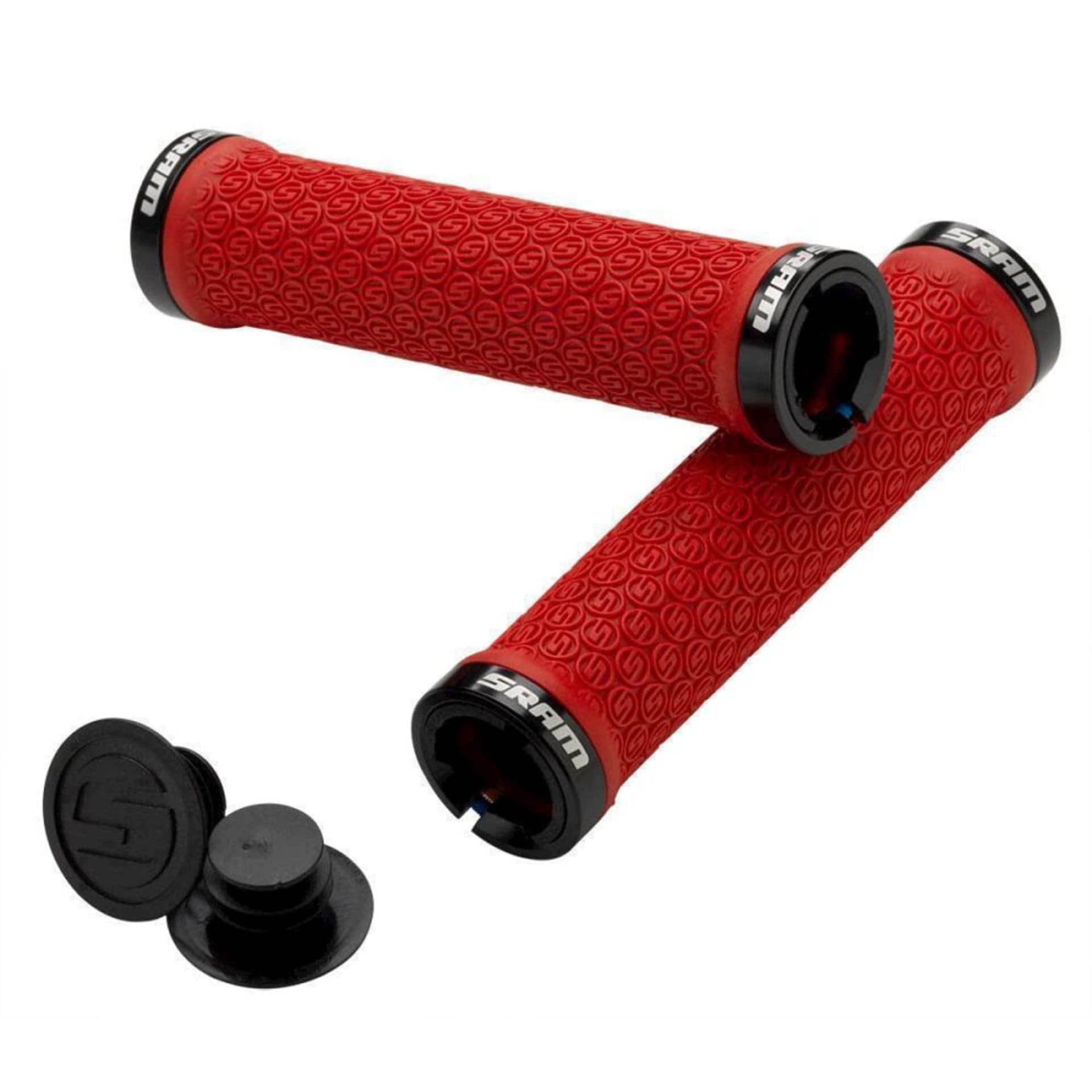 

Chwyty gripy rowerowe SRAM Locking Grips 129mm czerwone