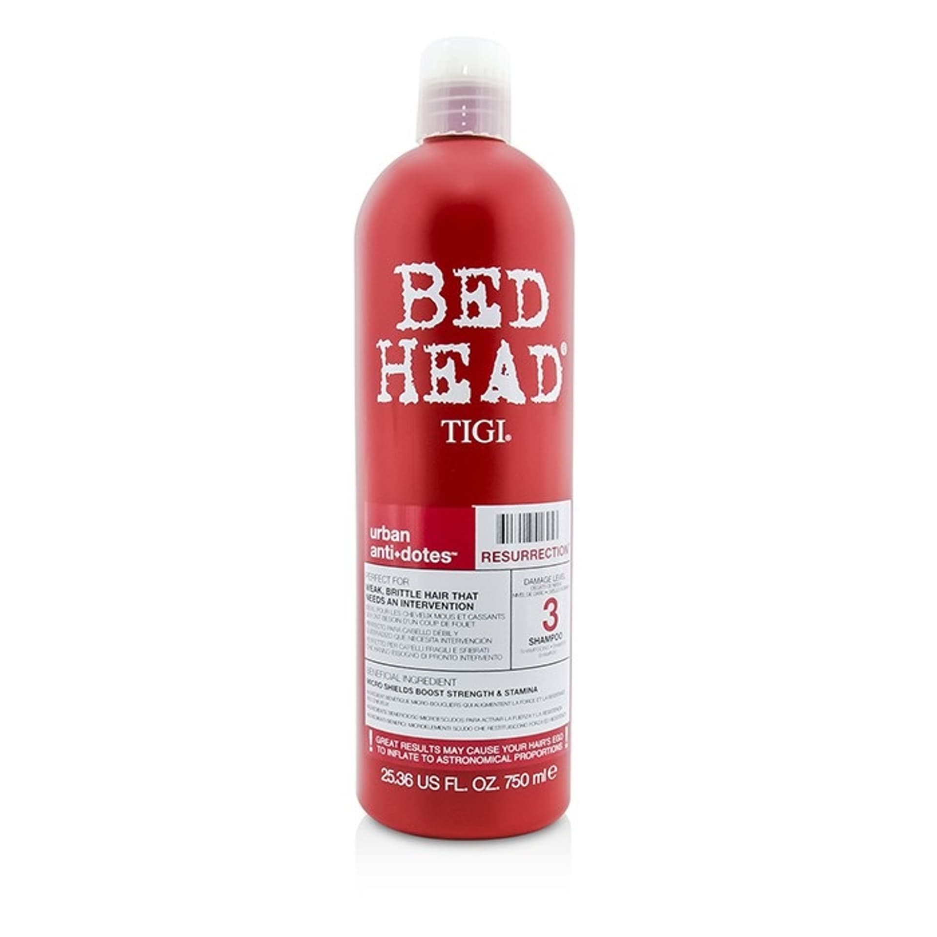 

Tigi Bed Head Urban Antidotes Resurrection Shampoo szampon mocno odbudowujący włosy 750ml